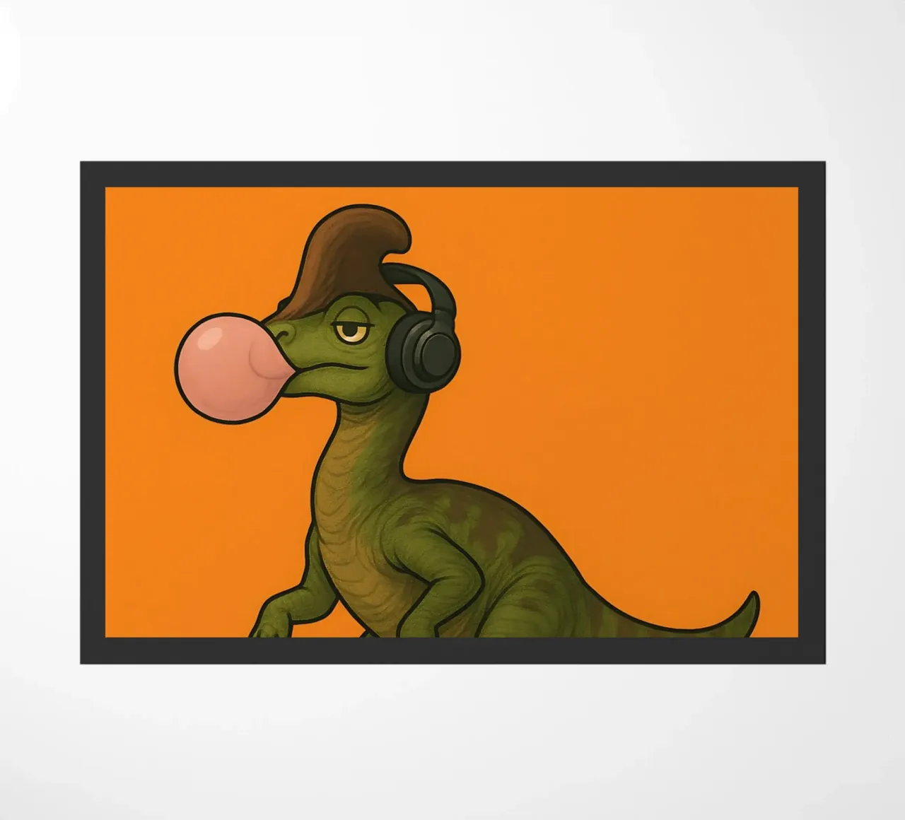Divertente Meme del Corythosaurus zerbino da Funny Humor Art