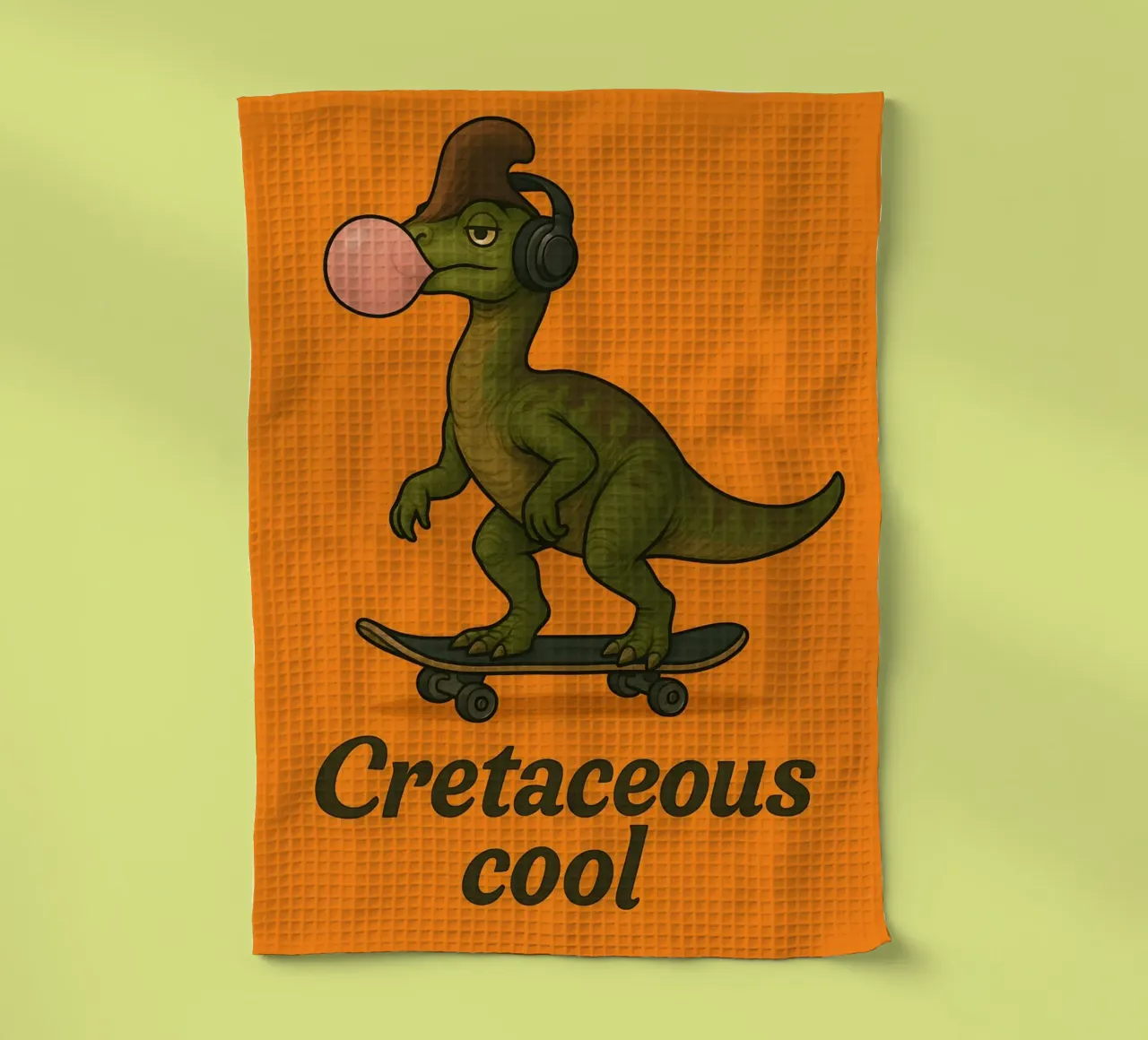 Divertente Meme del Corythosaurus canovaccio da cucina da Funny Humor Art