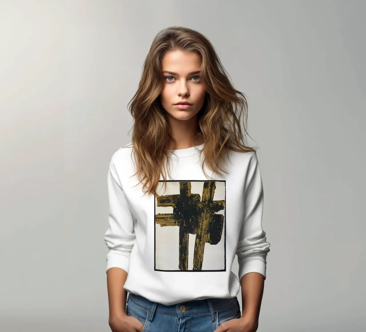 Pierre Soulages Eau Forte XVIII felpa da Spencershop