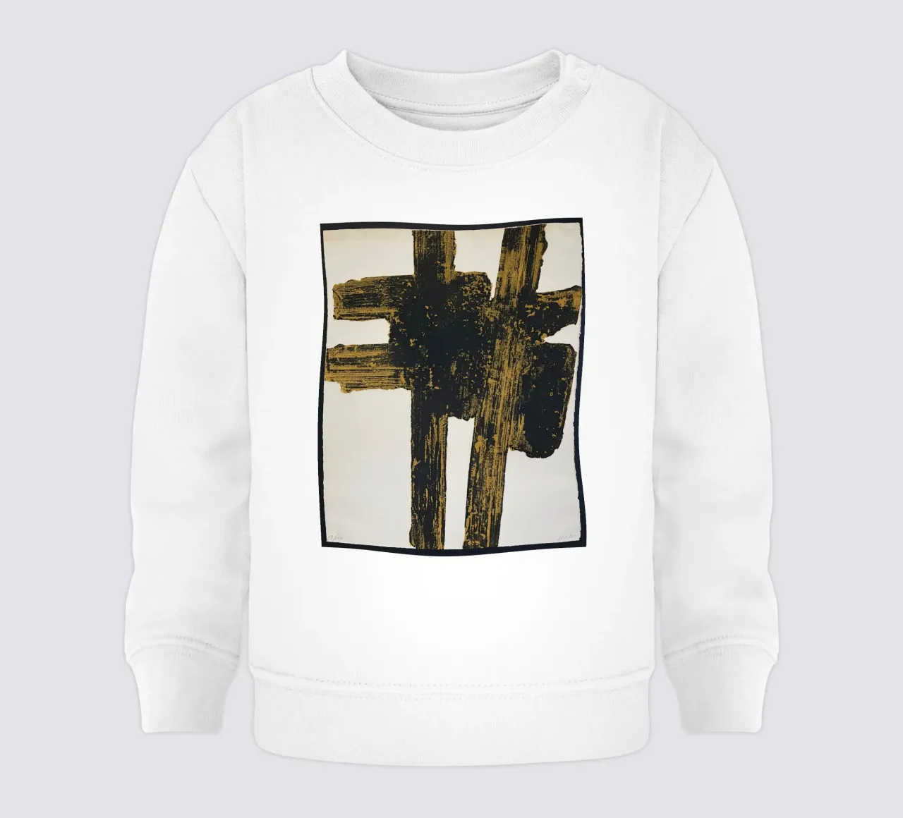 Pierre Soulages Eau Forte XVIII felpa neonato da Spencershop