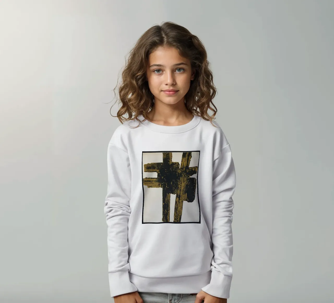 Pierre Soulages Eau Forte XVIII felpa bambino da Spencershop
