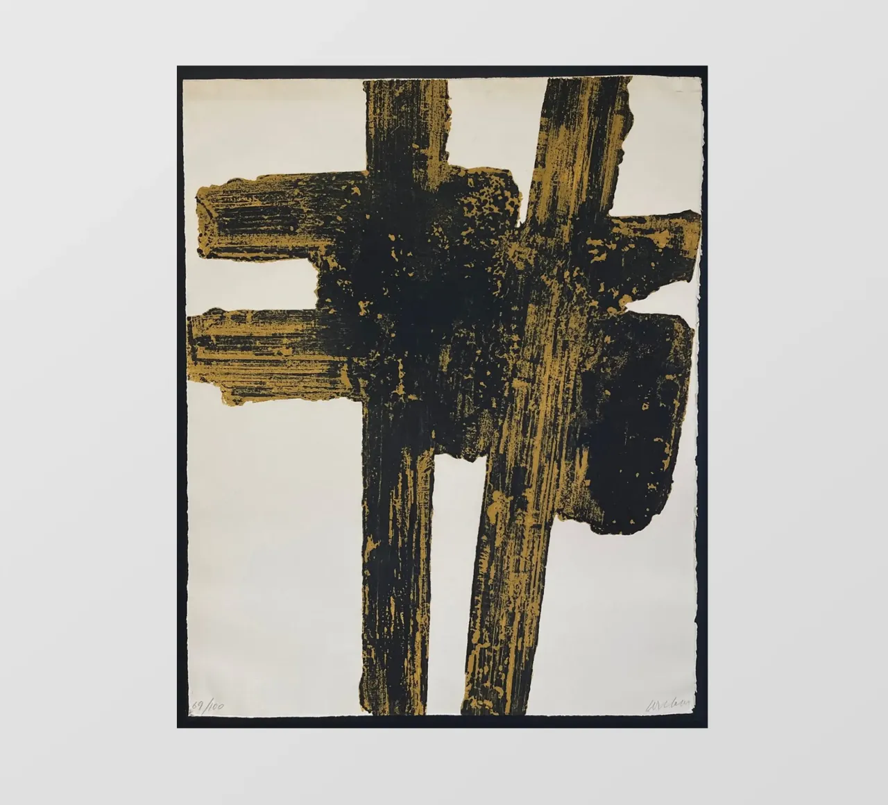 Pierre Soulages Eau Forte XVIII pellicola backlit da Spencershop