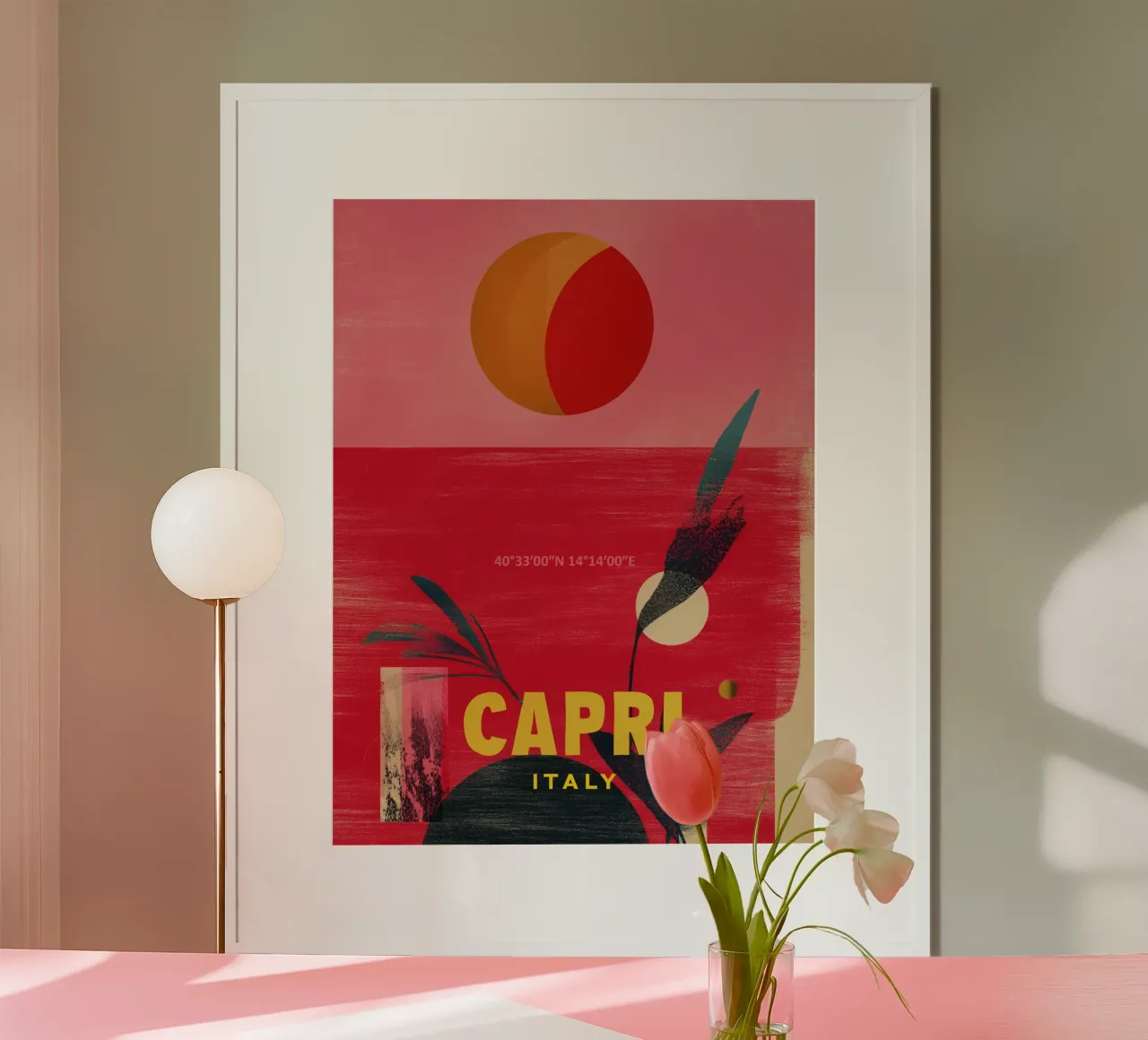 Quando il sole sprofonda nel mare poster da Autofocus