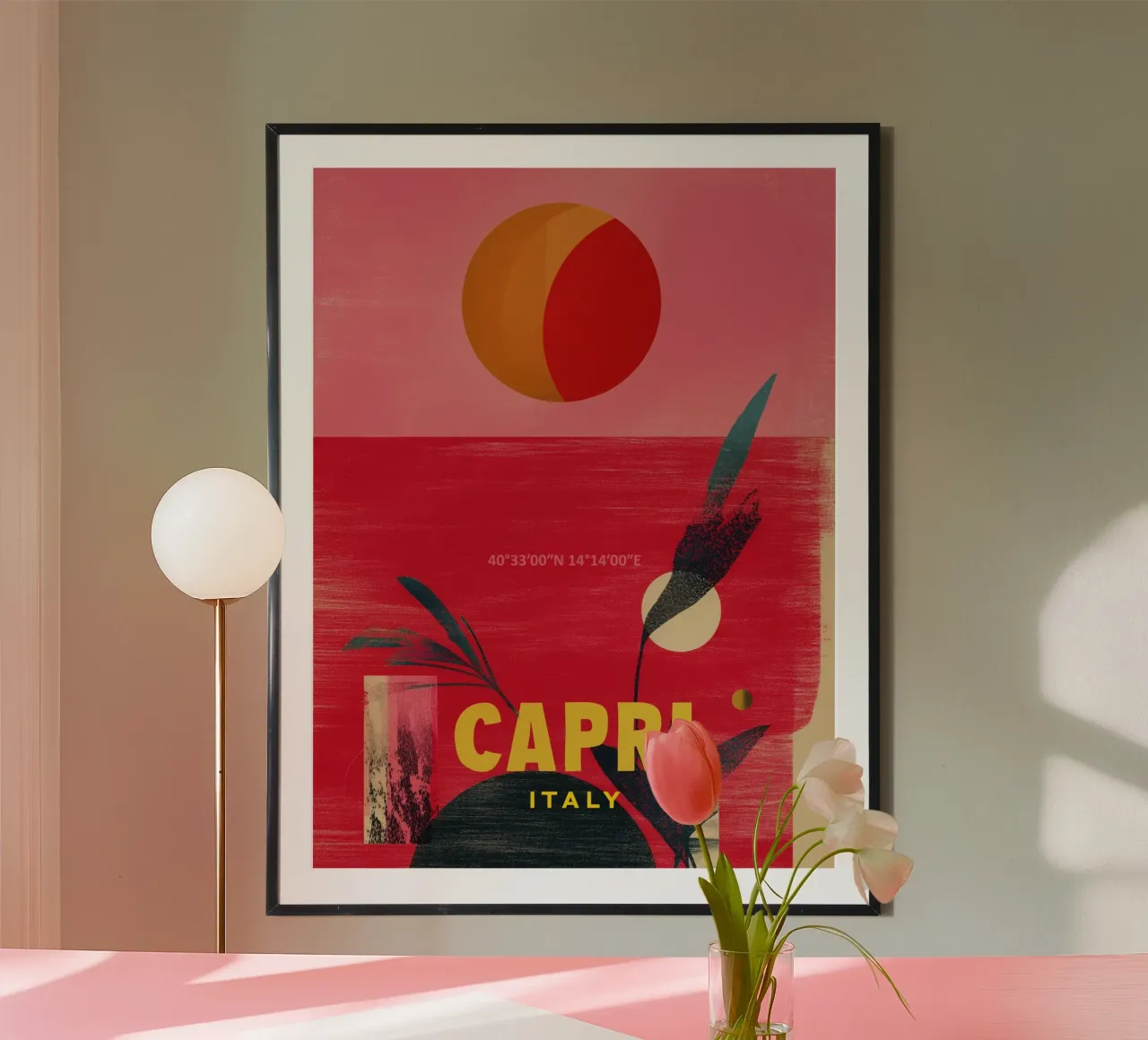Quando il sole sprofonda nel mare poster da Autofocus