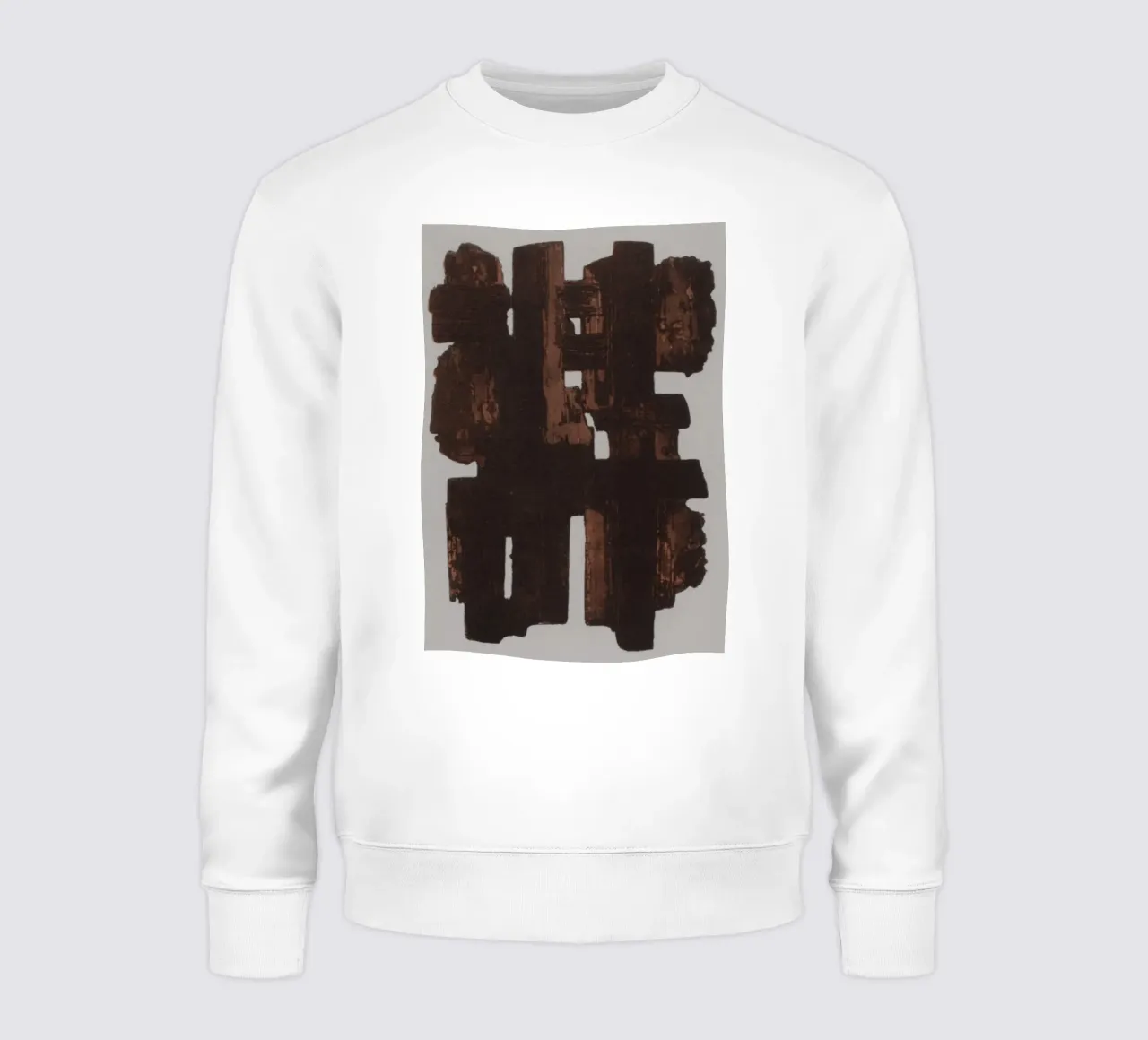 Pierre Soulages Gouaches e Stampe felpa da Spencershop