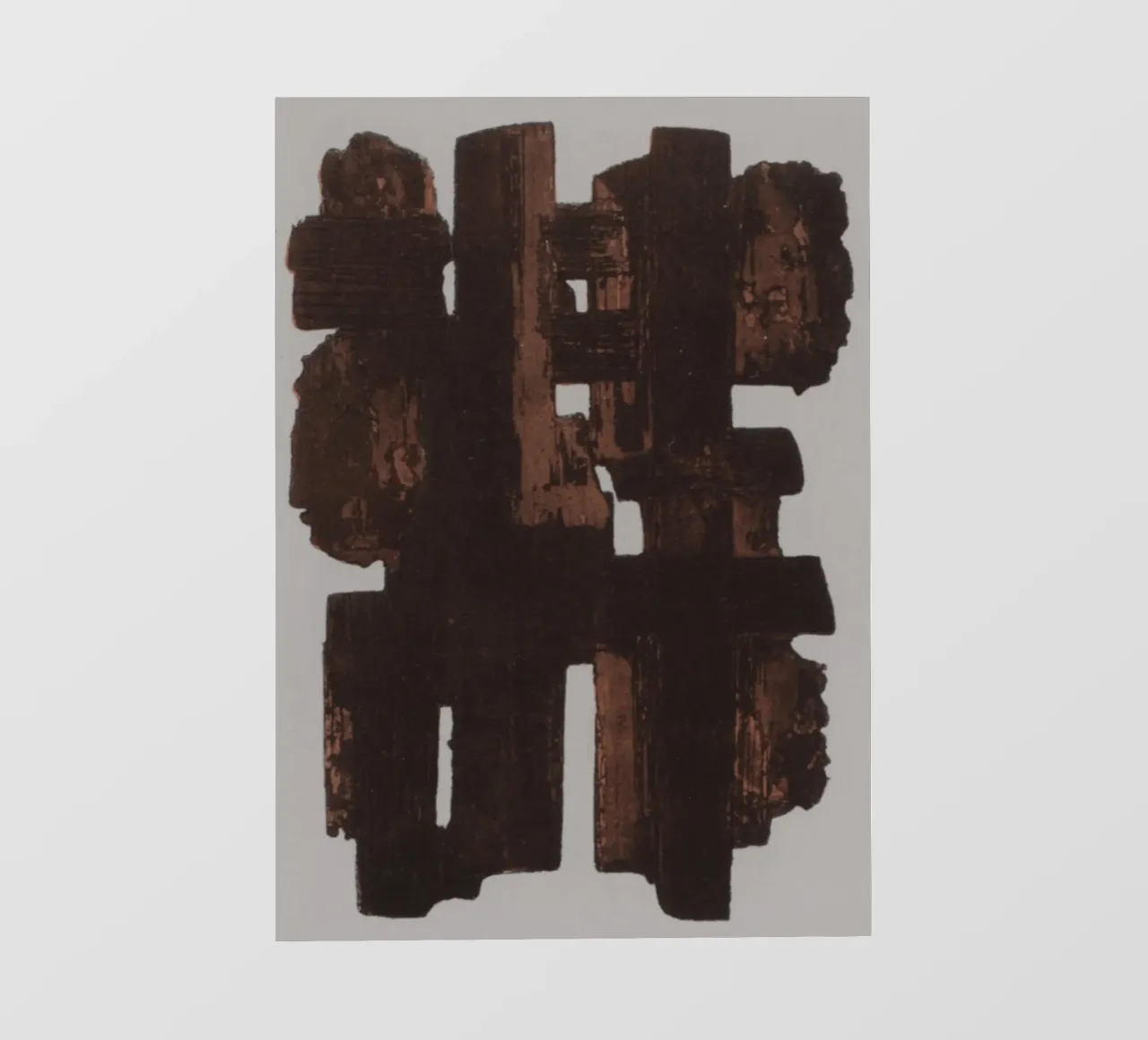 Pierre Soulages Gouaches e Stampe pellicola backlit da Spencershop