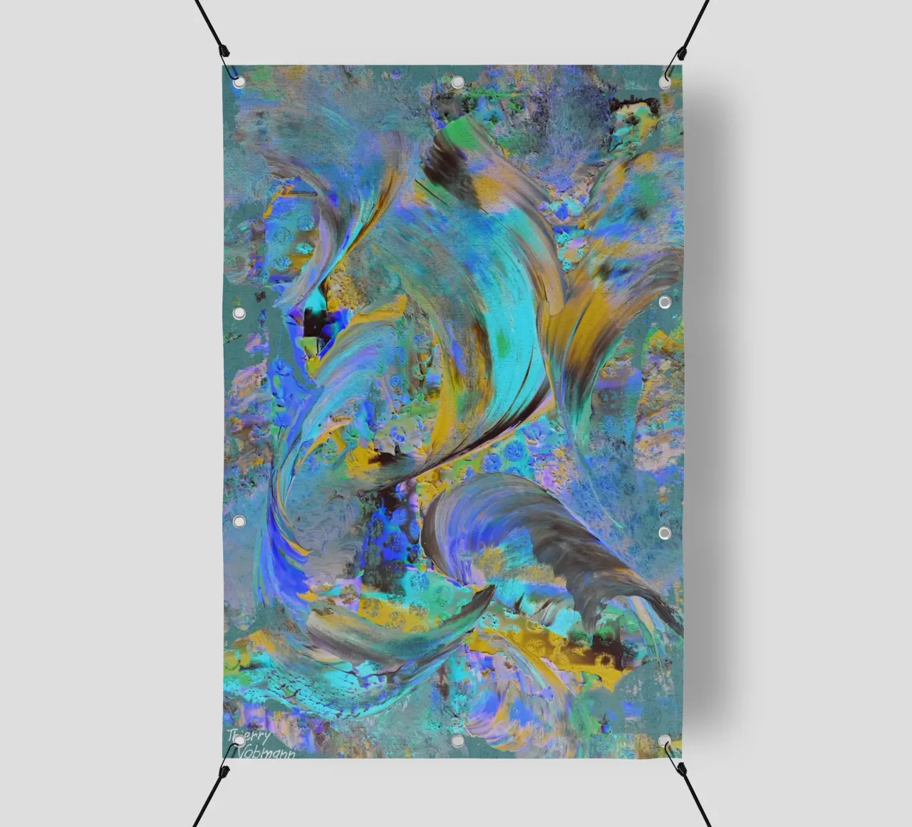 IDEAL GIFT 12. Invers telo in pvc da Thierry Vobmann Abstract painting