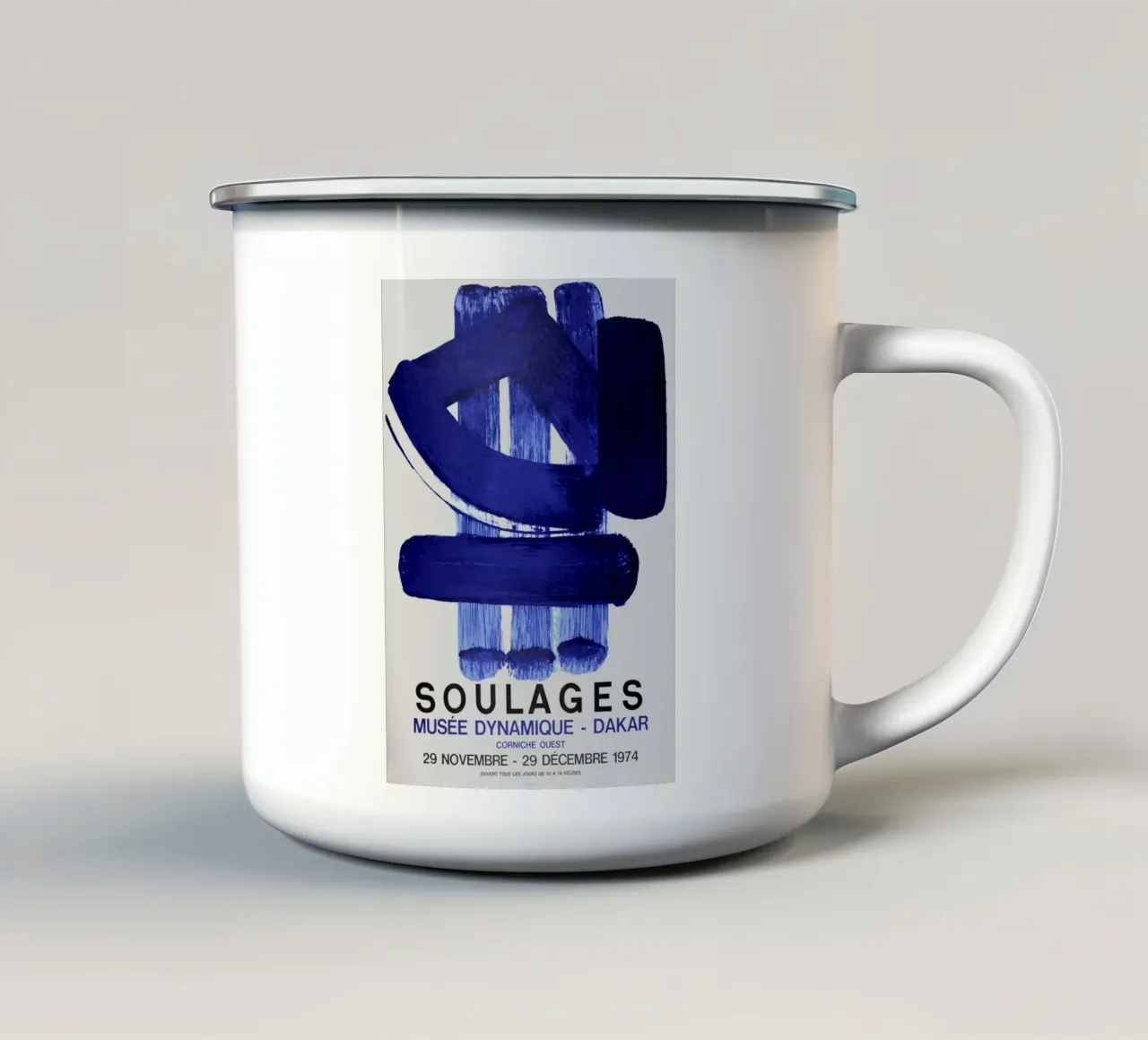 Soulages Musée Dynamique Dakar tazza in smalto da Spencershop