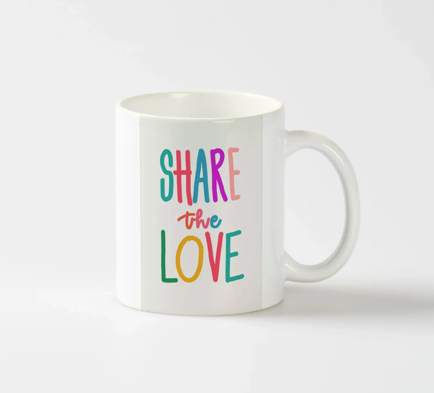 Share ceramic mug by Pure