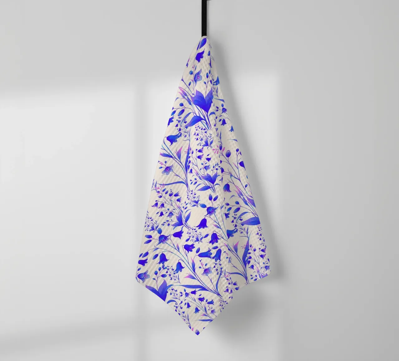 Campanule blu e rosa canovaccio da cucina da SilverPegasus