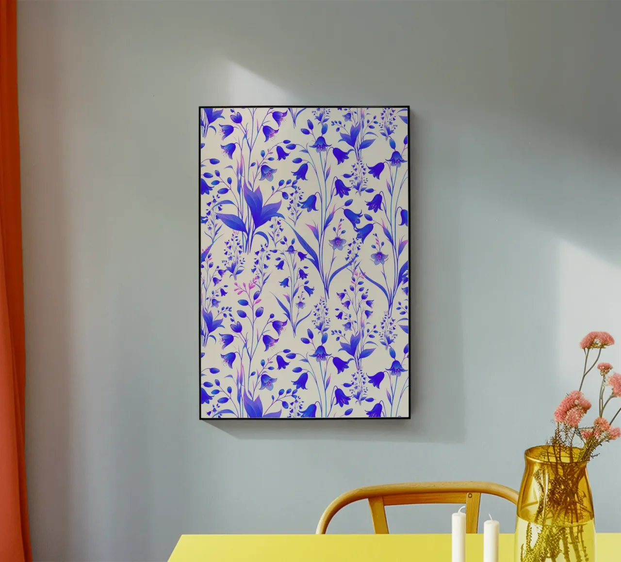 Campanule blu e rosa plexiglass da SilverPegasus