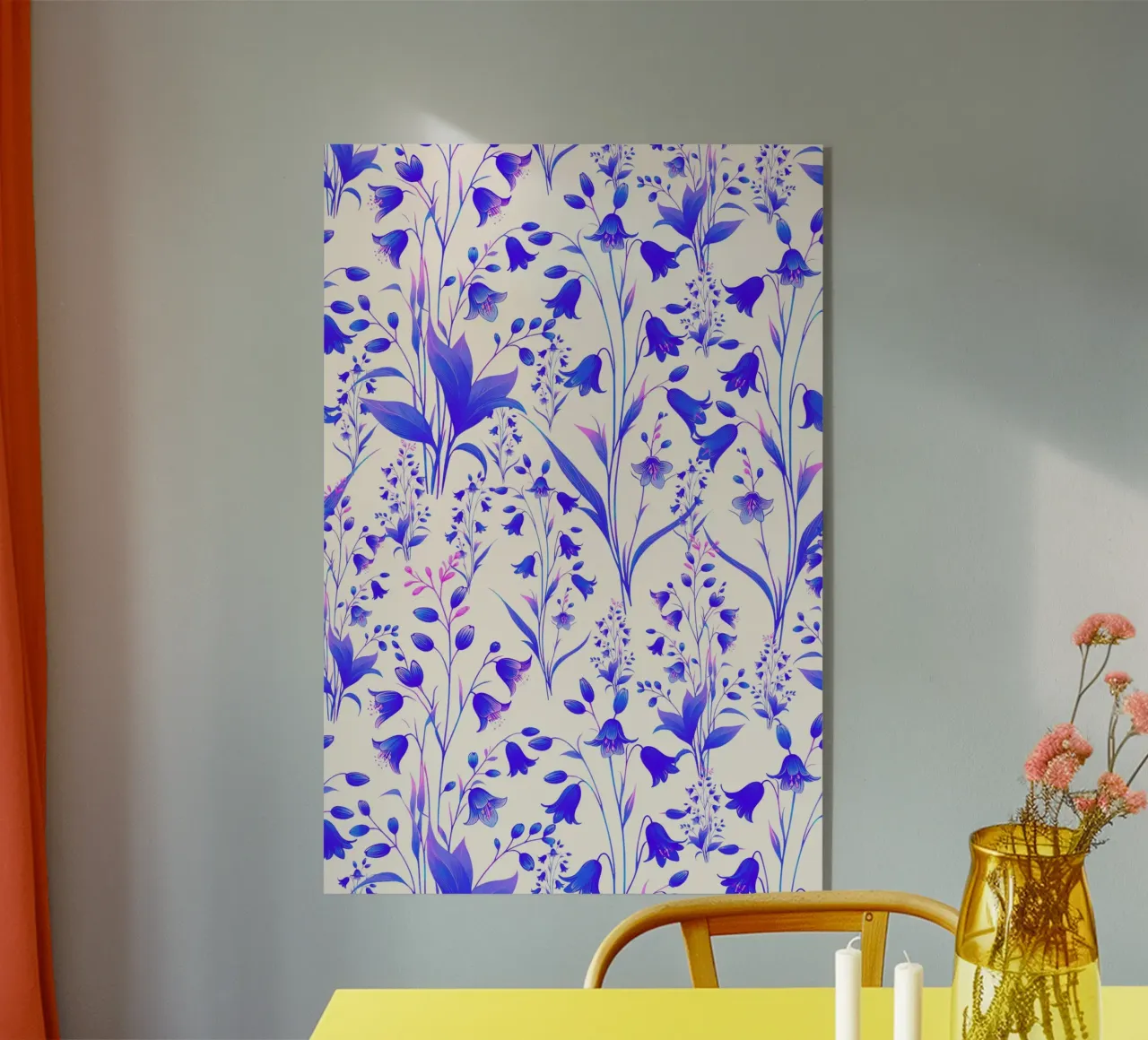 Campanule blu e rosa plexiglass da SilverPegasus