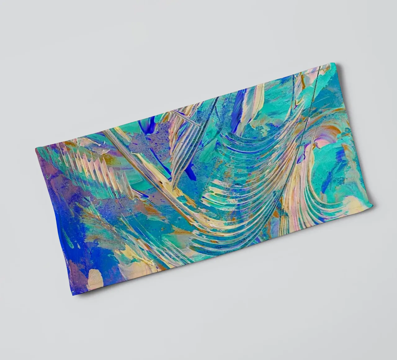 IDEAL GIFT 14. Invers towel by Thierry Vobmann Abstract painting