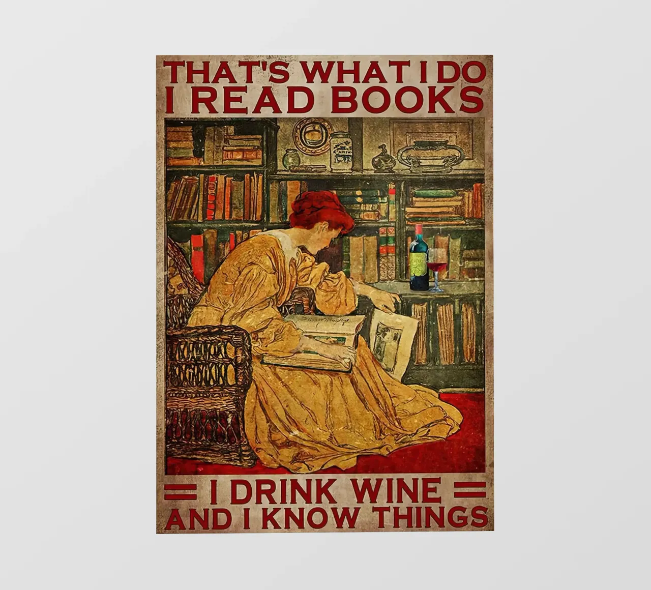 That’s What I Do I Read Books I Drink Wine And I Know Things pvc cover by Aaronshop