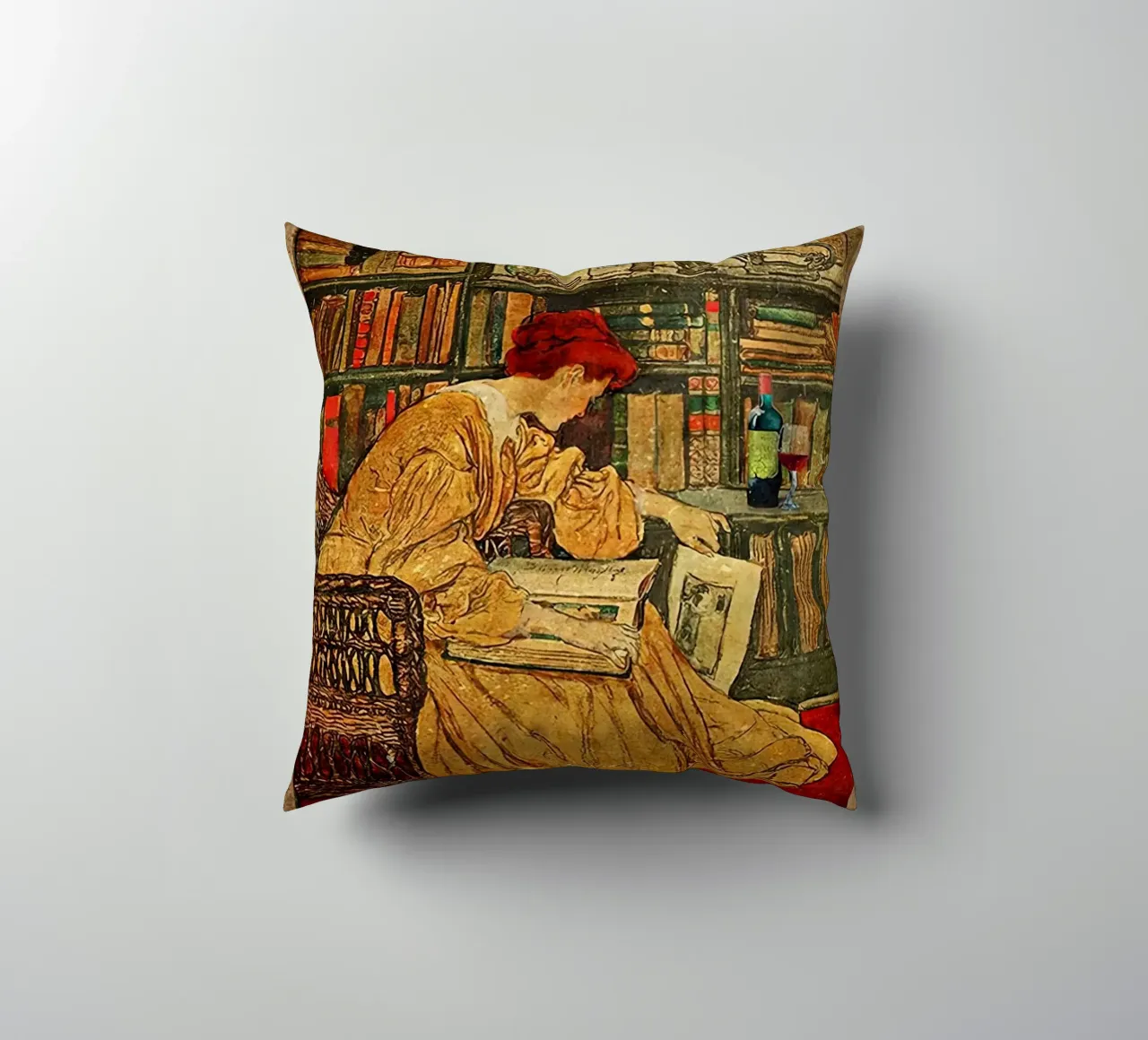 That’s What I Do I Read Books I Drink Wine And I Know Things decorative cushion by Aaronshop