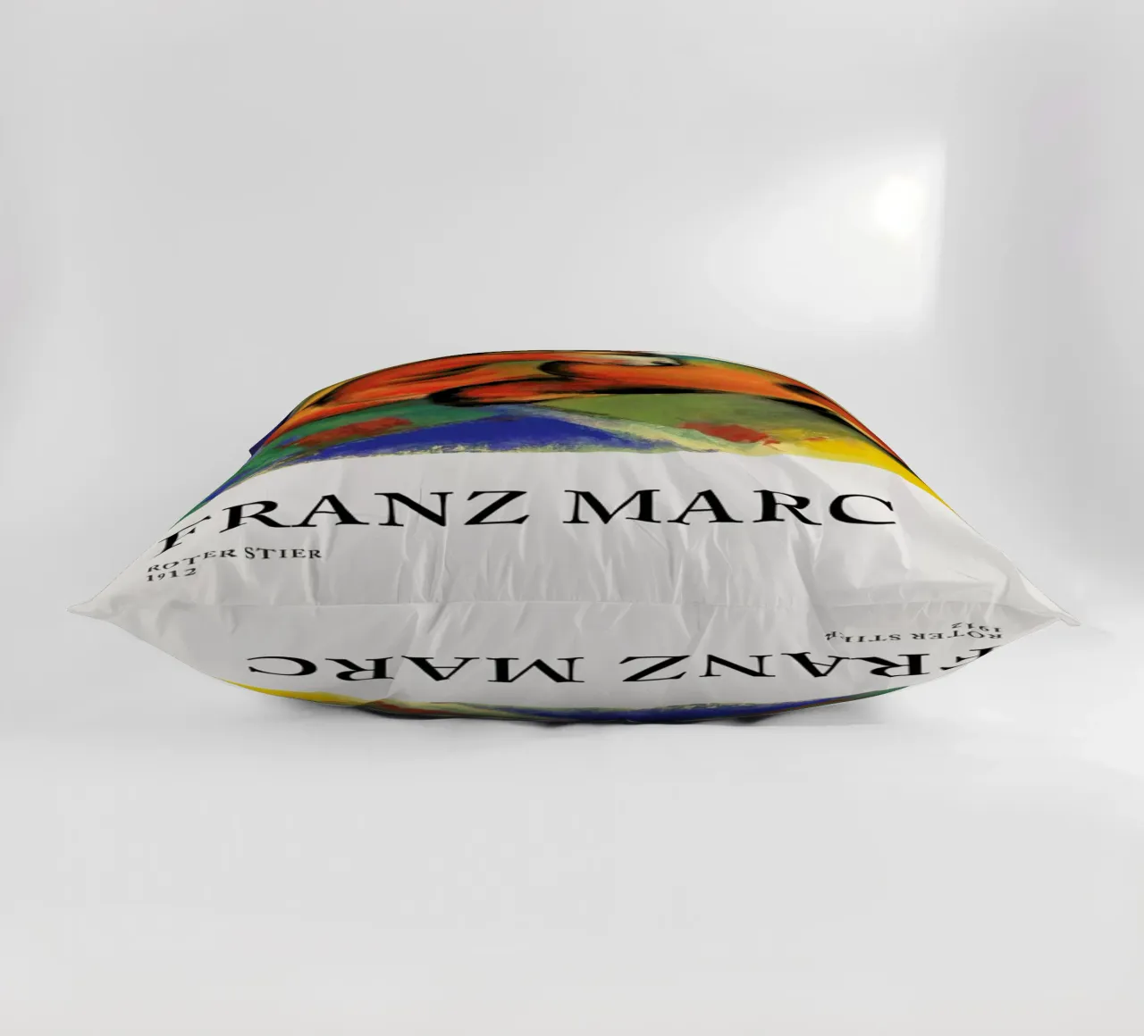 Marc - Roter Stier cuscino da Vintage by JUNIQE