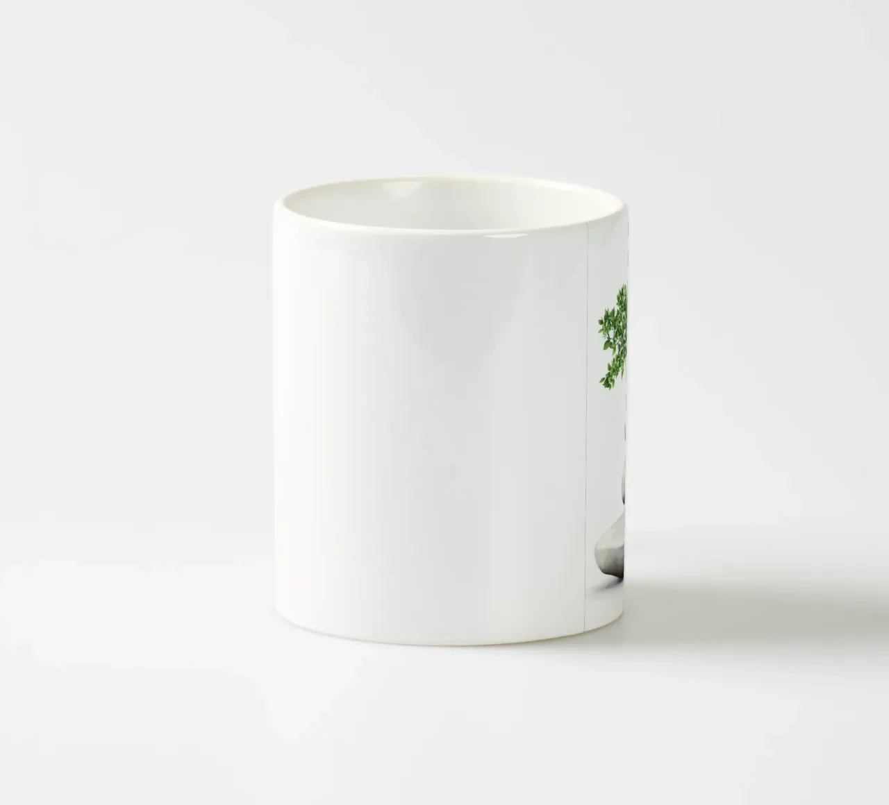 Bonsai su pietre Zen impilate tazza in ceramica da pixelbull - medieval art and more