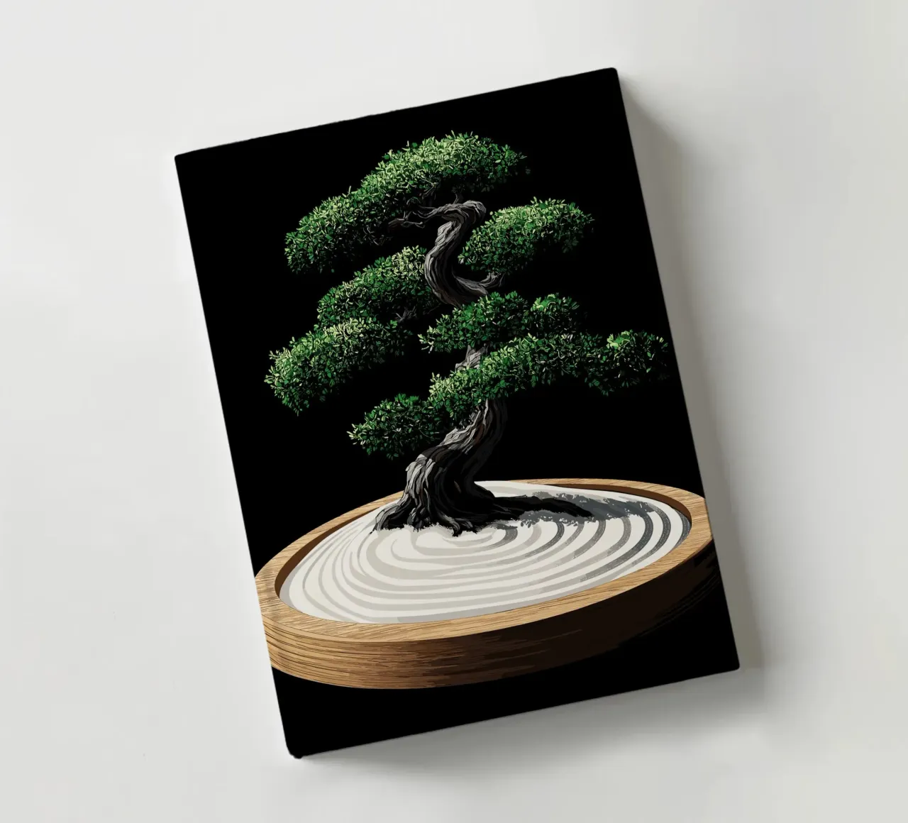 Bonsai in the Zen garden notebook by pixelbull - medieval art and more