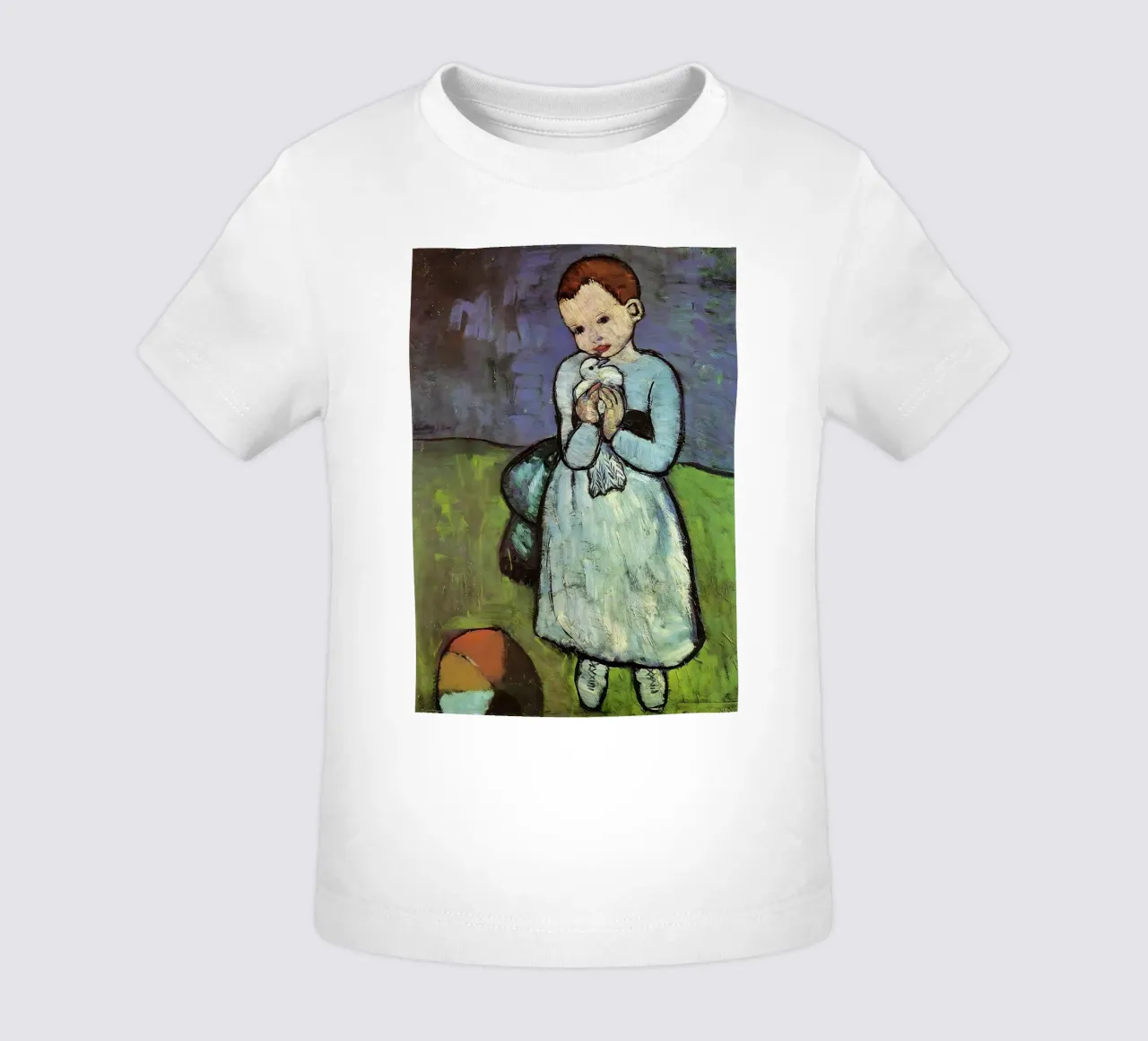 Bambino con colomba di Pablo Picasso maglietta neonato da tokovictory