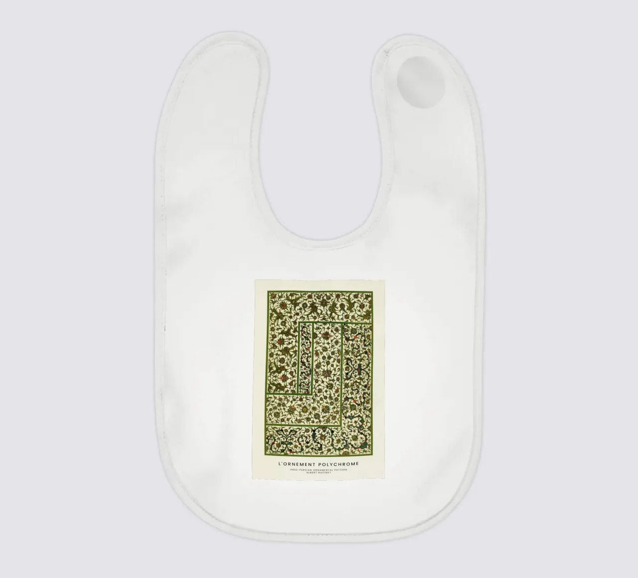 Racinet - Indo-Persian Ornamental Pattern II bavaglino da Vintage by JUNIQE