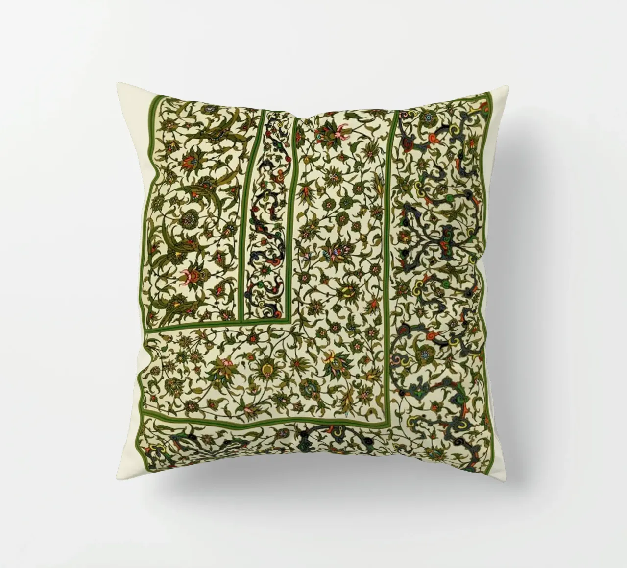 Racinet -  Indo-Persian Ornamental Pattern II cuscino da Vintage by JUNIQE