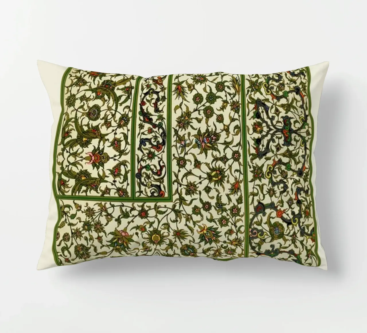 Racinet -  Indo-Persian Ornamental Pattern II cuscino da Vintage by JUNIQE