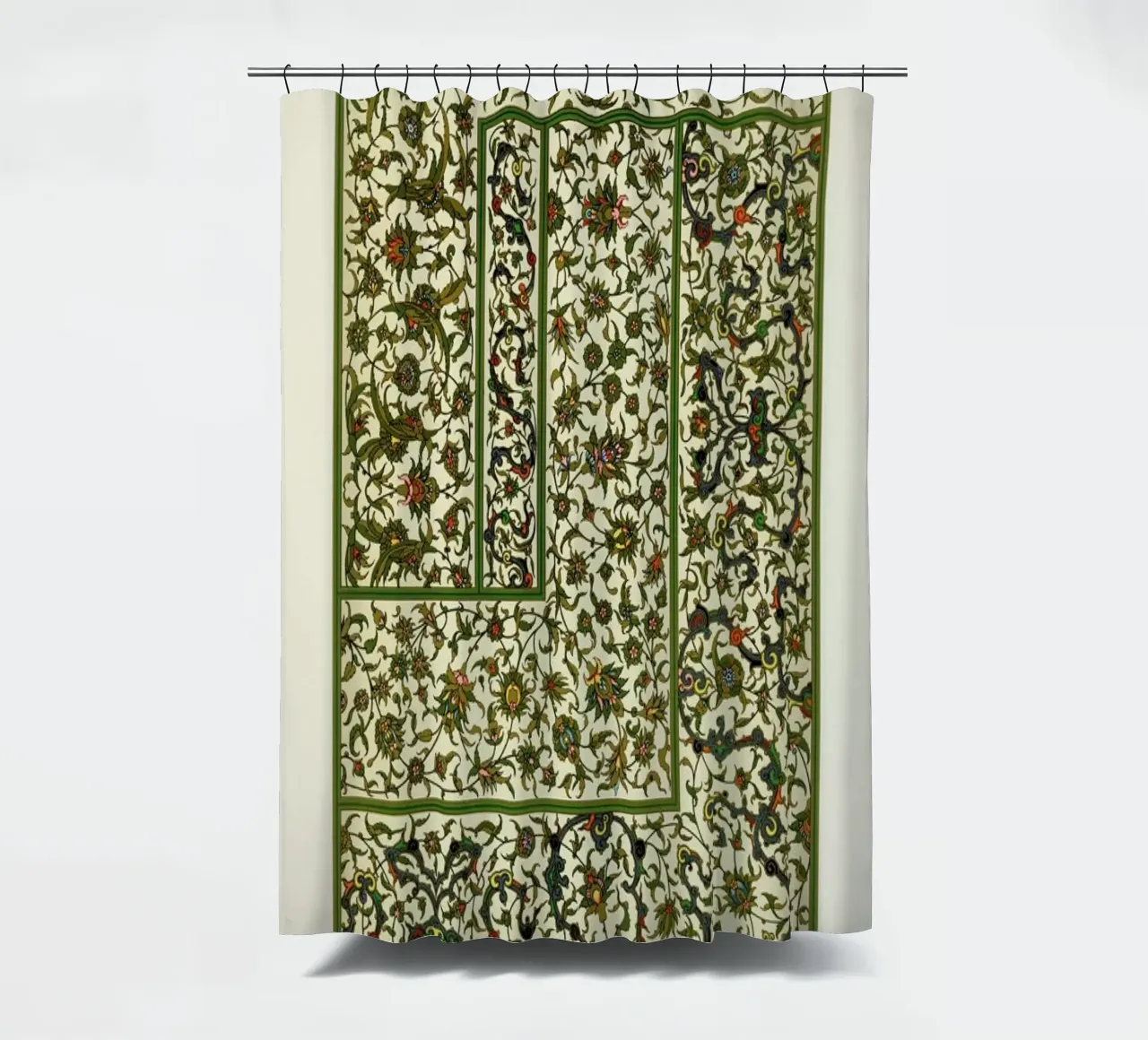 Racinet -  Indo-Persian Ornamental Pattern II tenda da doccia da Vintage by JUNIQE