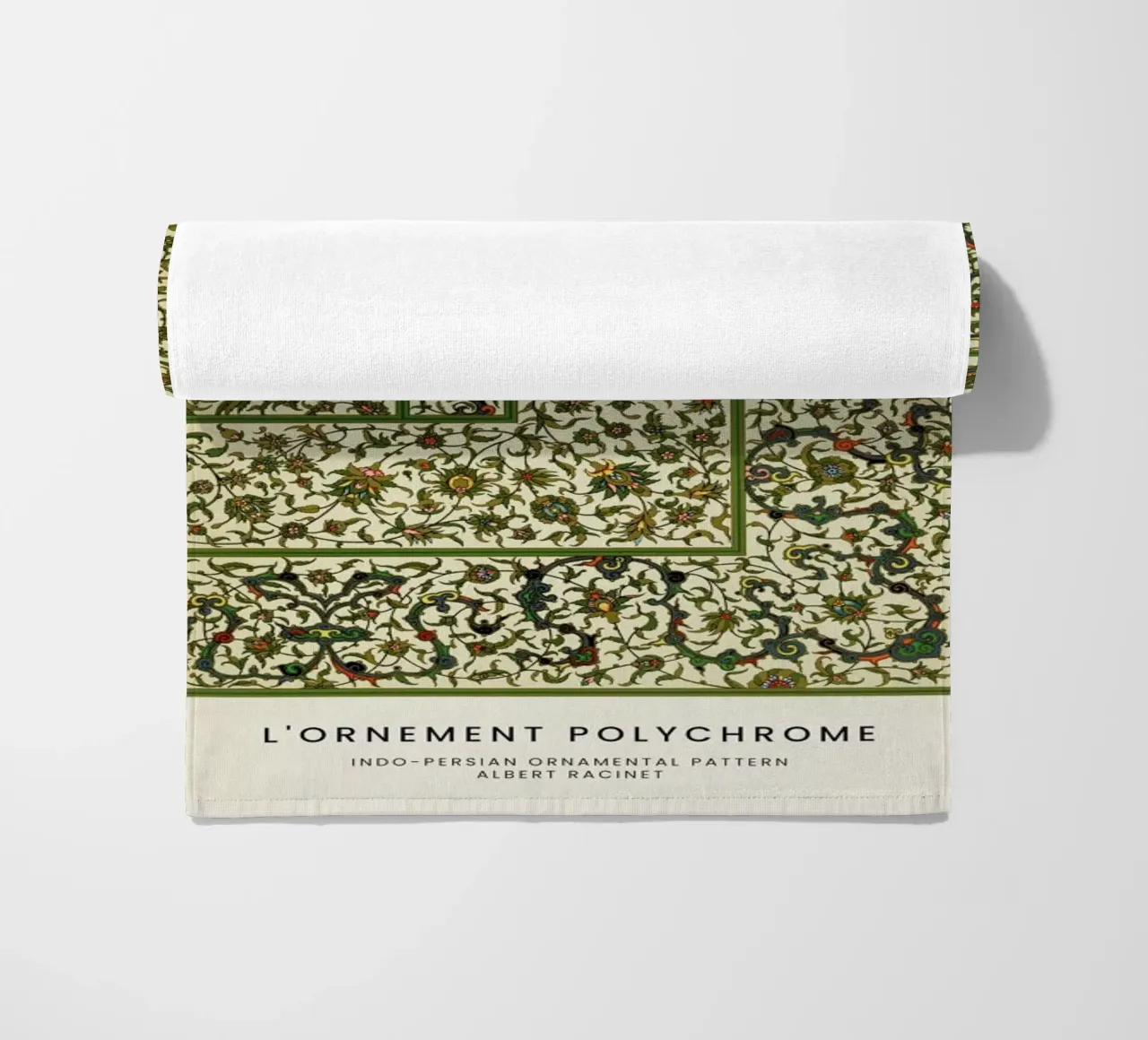 Racinet -  Indo-Persian Ornamental Pattern II telo mare da Vintage by JUNIQE