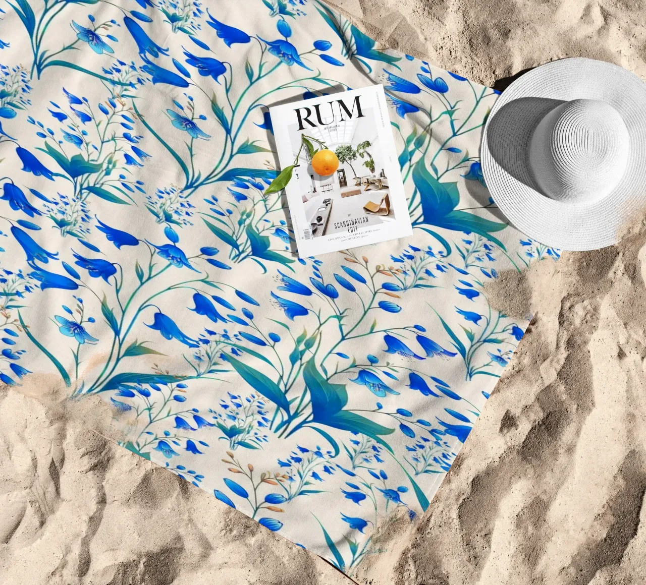 Campanule blu cobalto telo mare da SilverPegasus