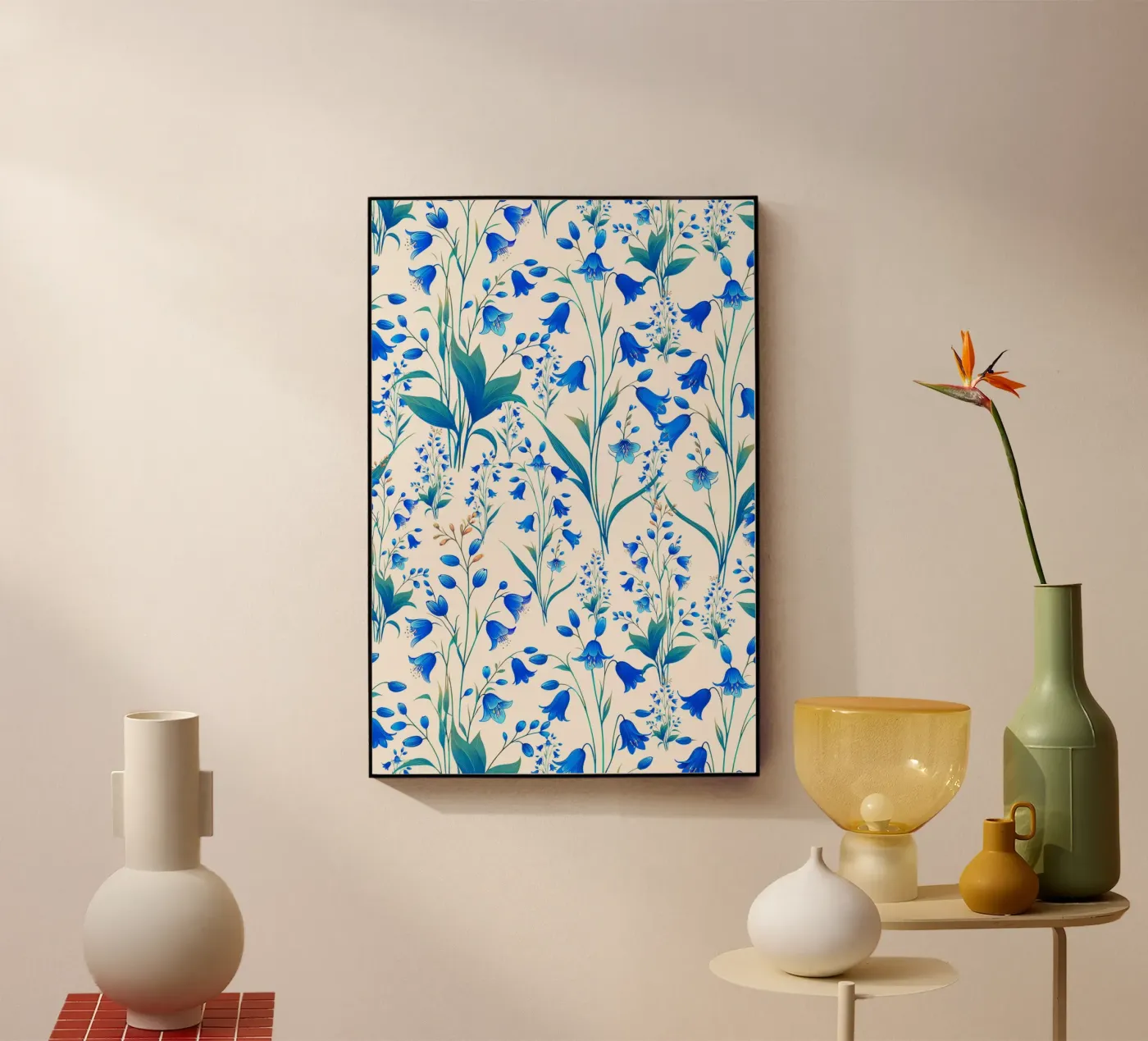 Campanule blu cobalto plexiglass da SilverPegasus