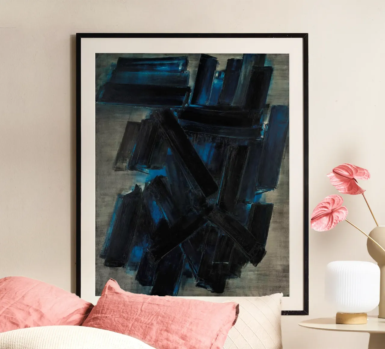 Pierre Soulages (b. 1919) Gemälde No.1 Hahnemühle von Spencershop