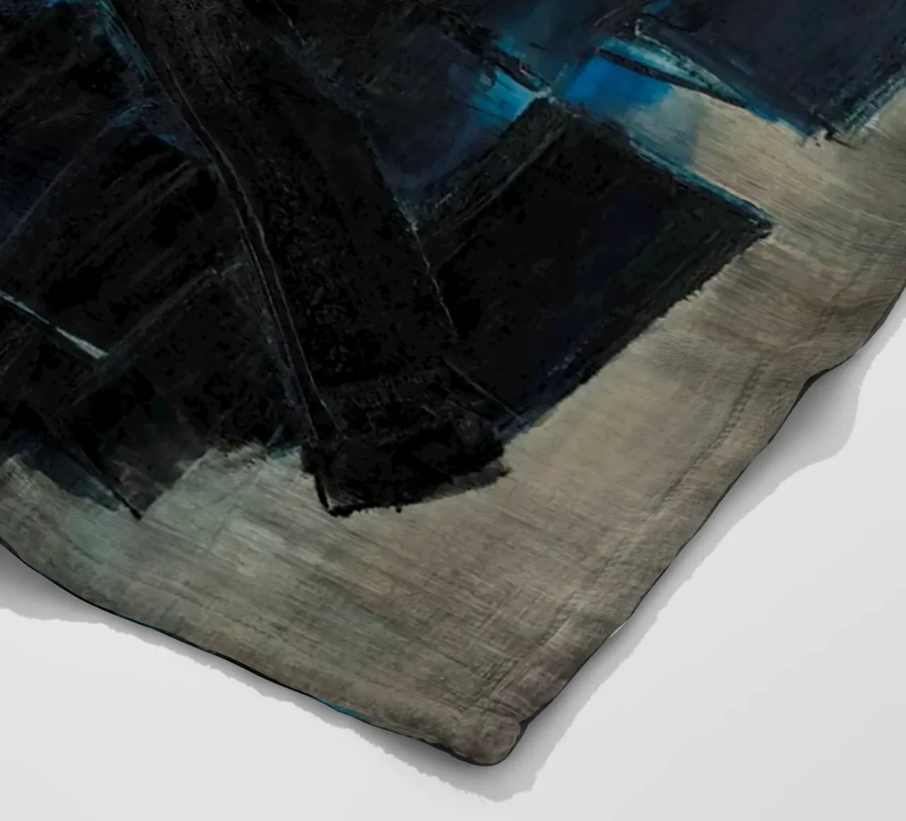 Pierre Soulages (b. 1919) Gemälde No.1 Fleecedecke von Spencershop