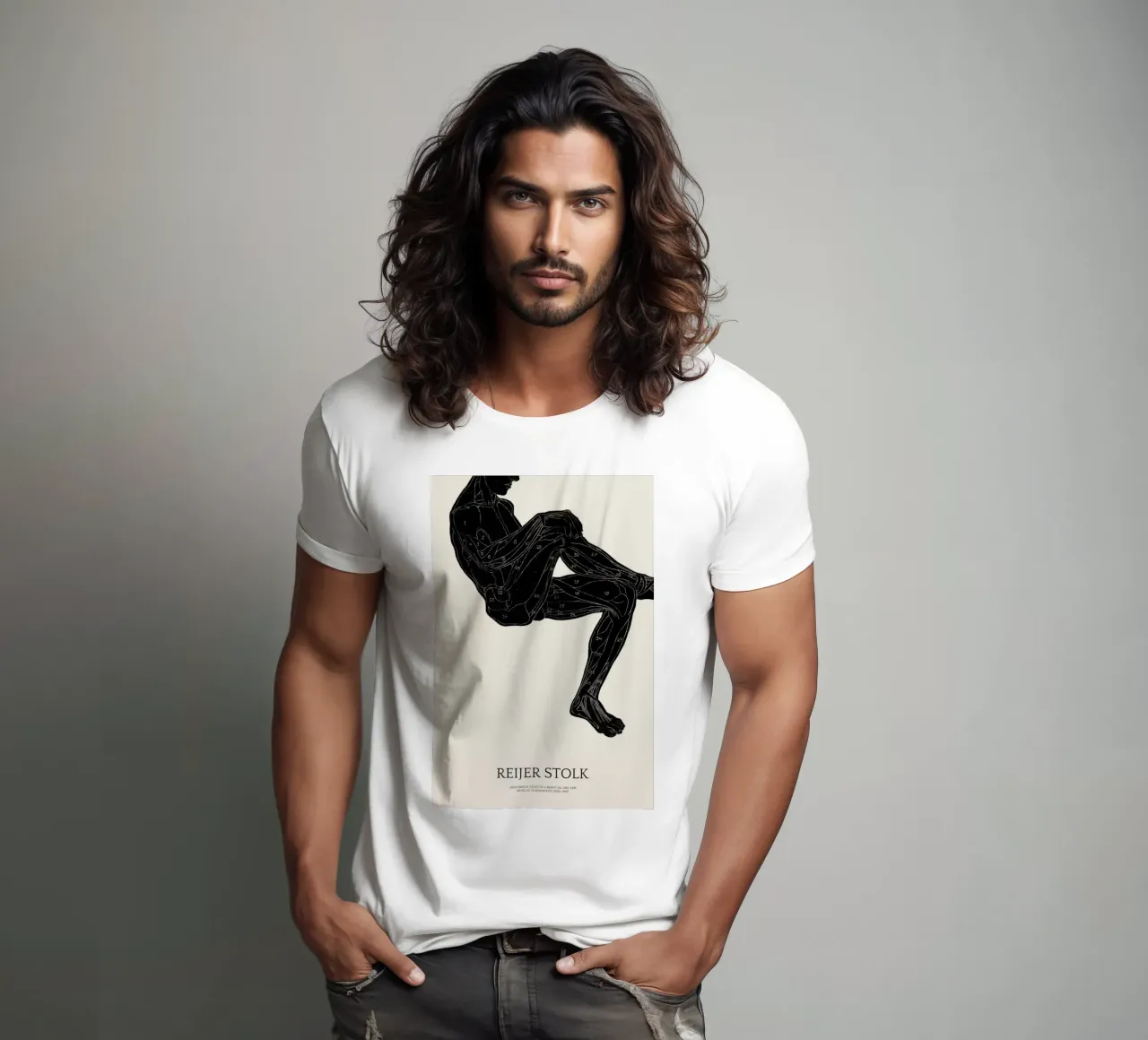 Stolk - Anatomical Study of a Man's Leg and Arm Muscles t-shirt by Vintage by JUNIQE