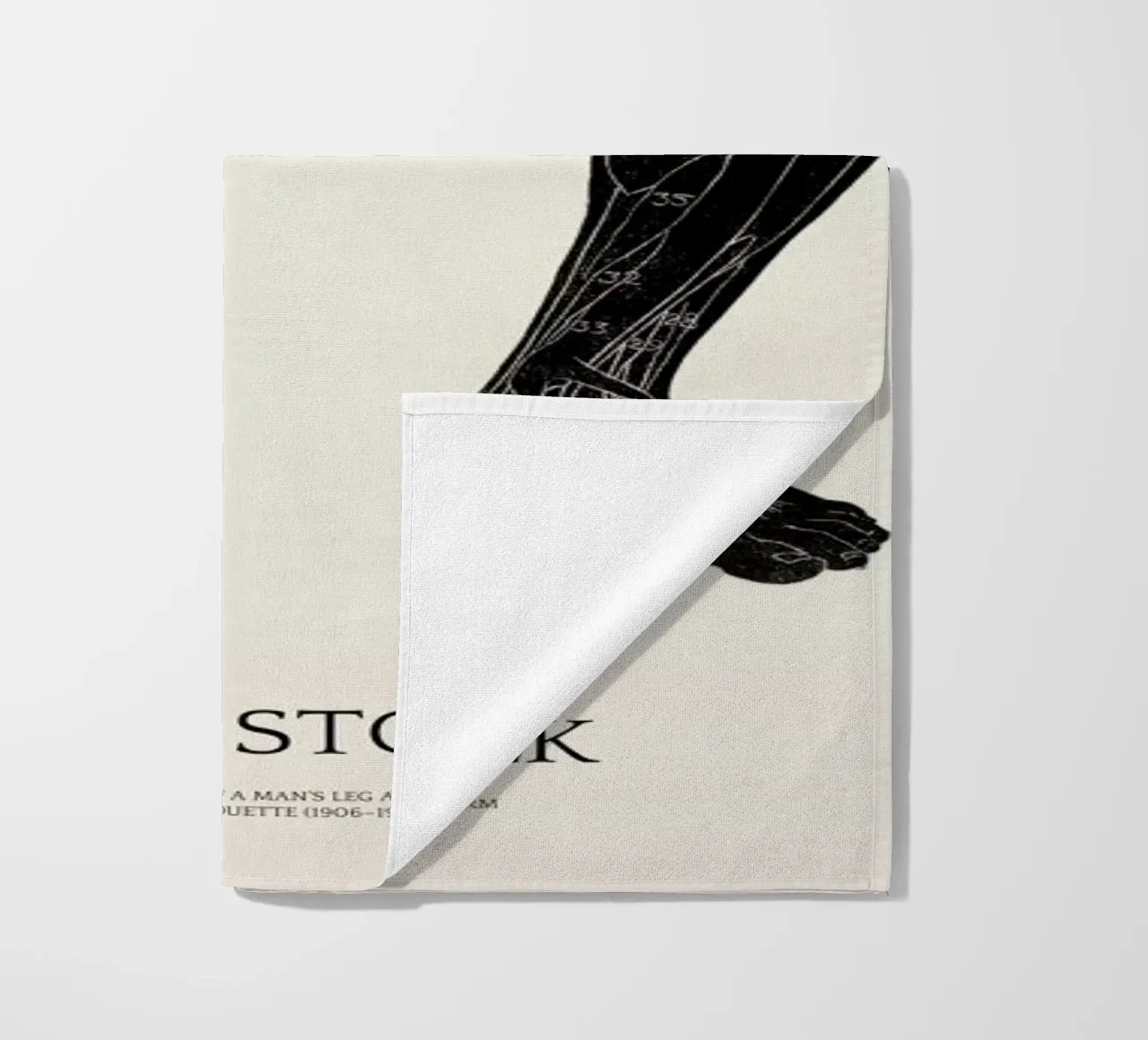 Stolk - Anatomical Study of a Man's Leg and Arm Muscles telo mare da Vintage by JUNIQE