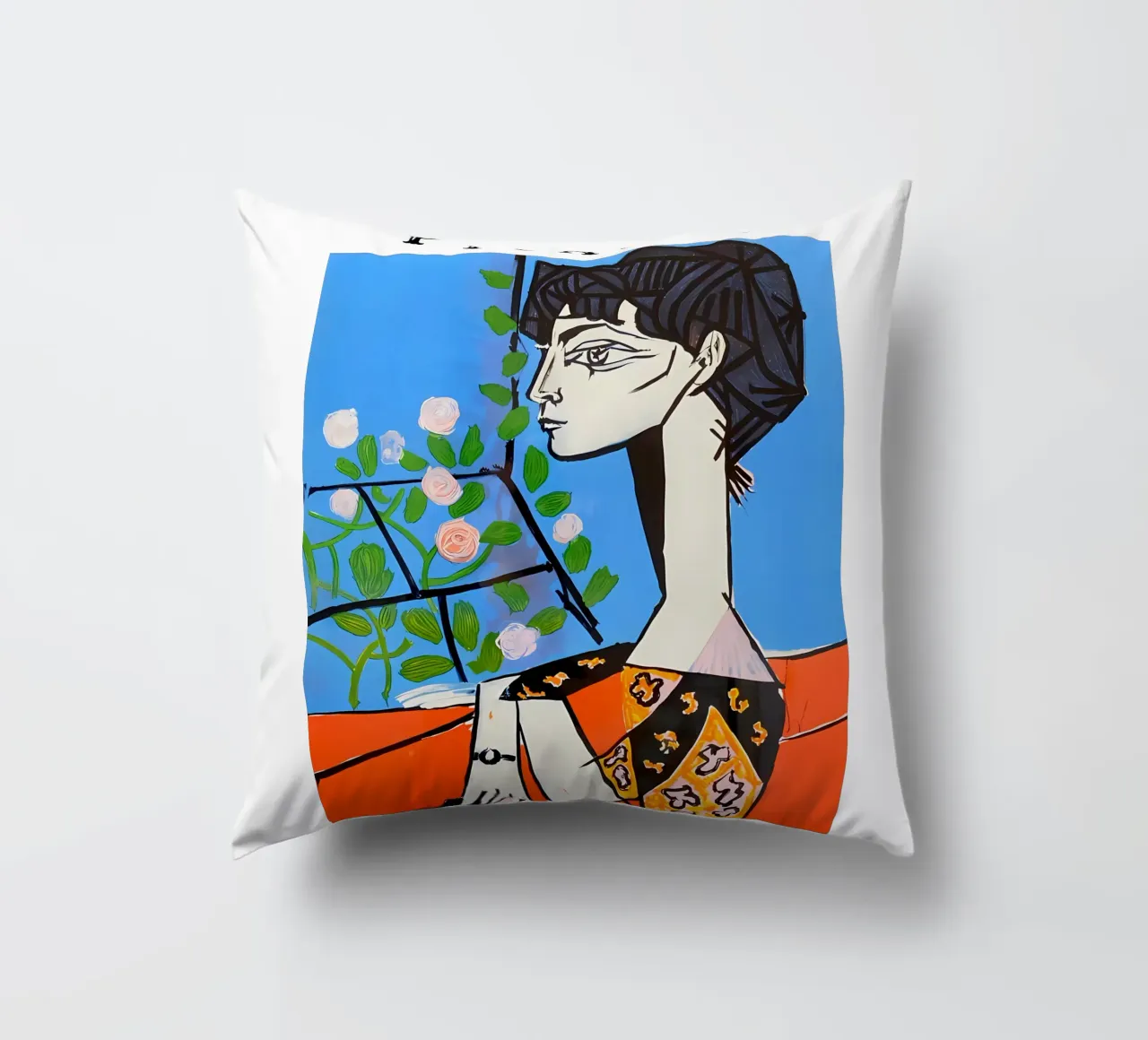 Jacqueline di Pablo Picasso cuscino da tokovictory