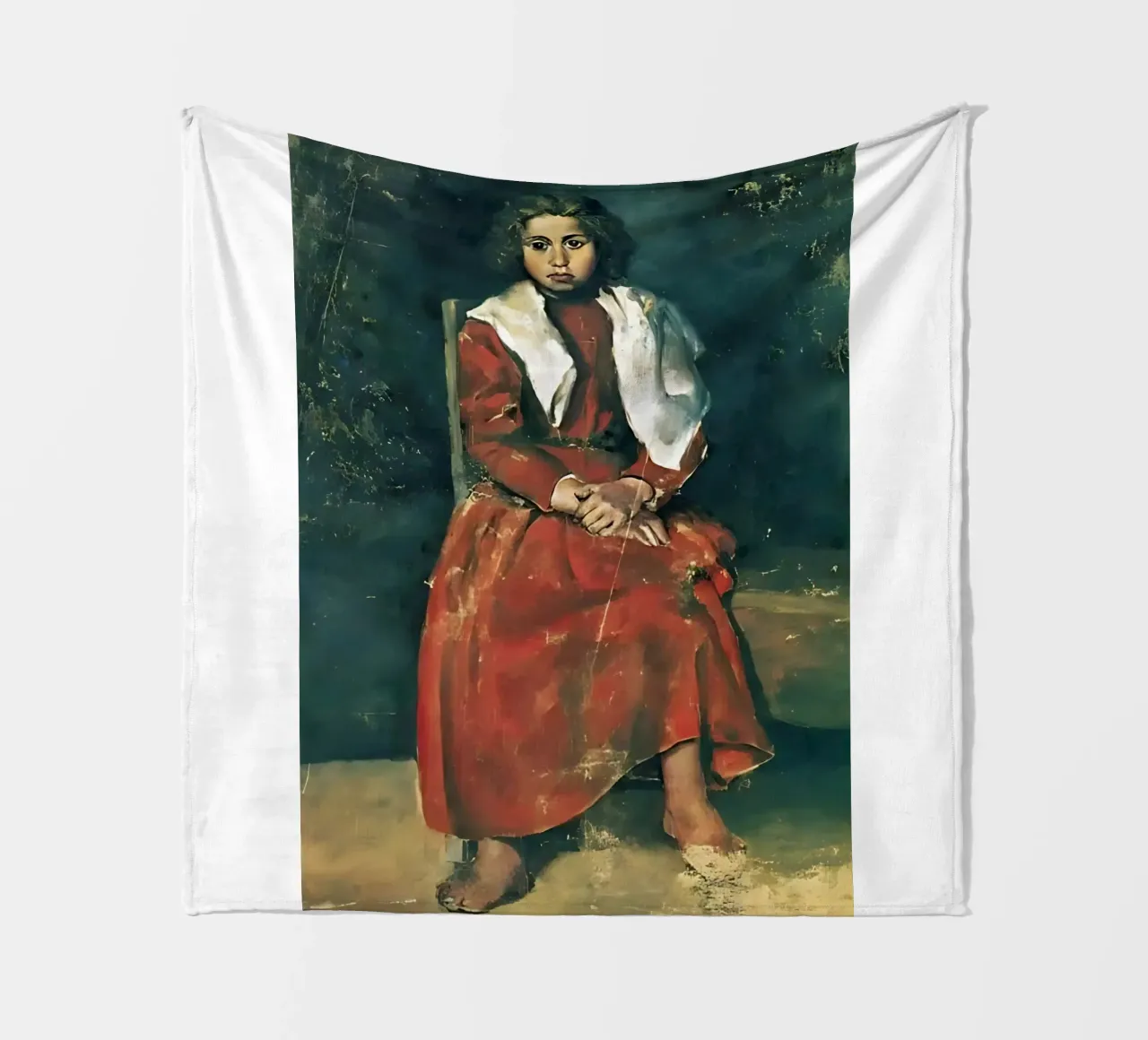 La ragazza scalza di Pablo Picasso coperta in pile da tokovictory