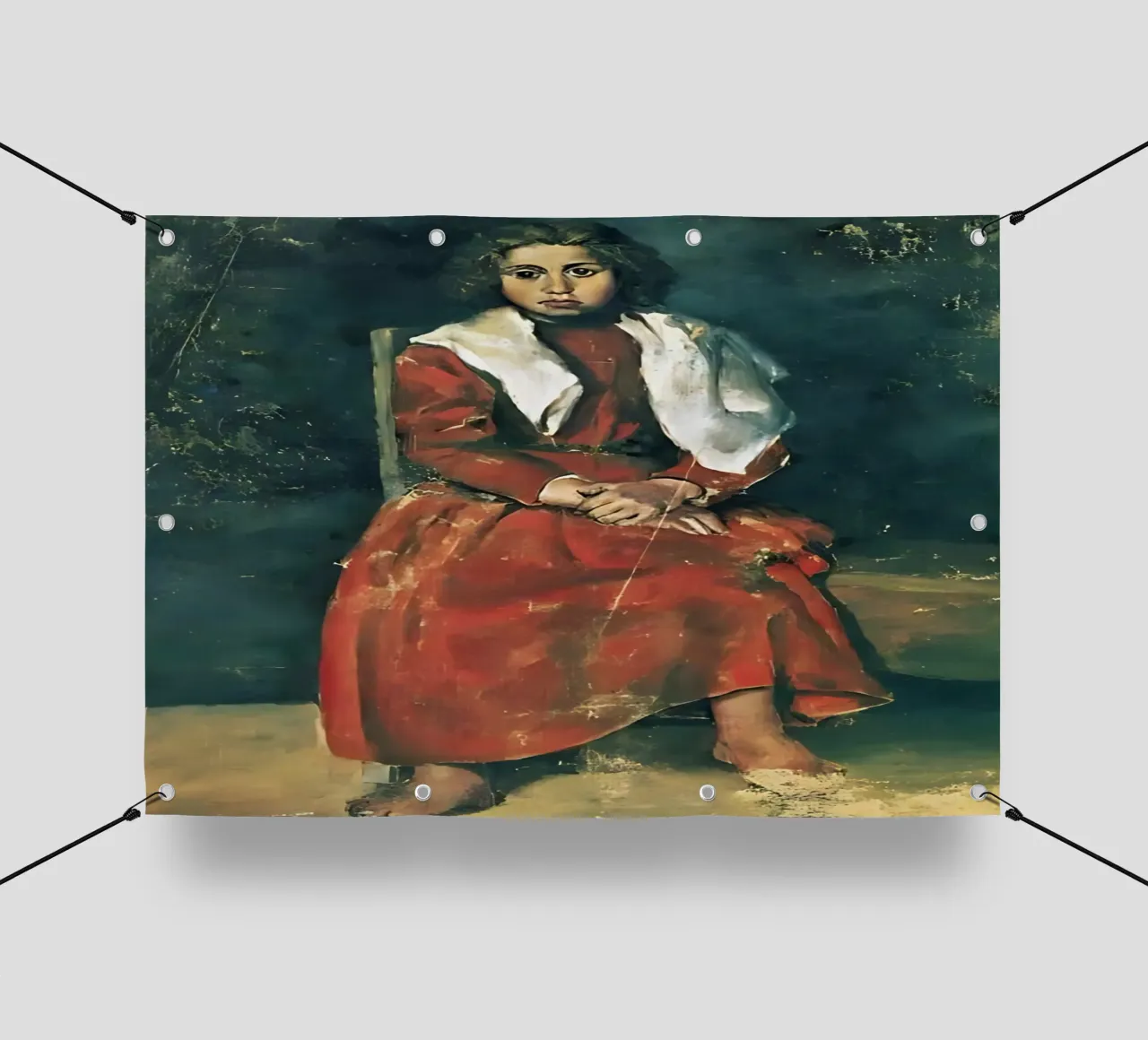 La ragazza scalza di Pablo Picasso telo in pvc da tokovictory
