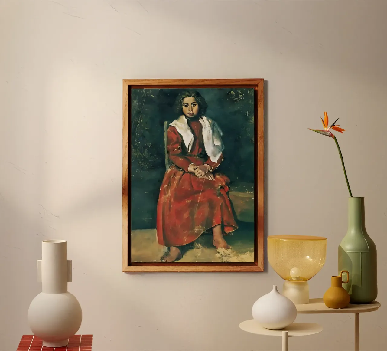 La ragazza scalza di Pablo Picasso alluminio dibond da tokovictory
