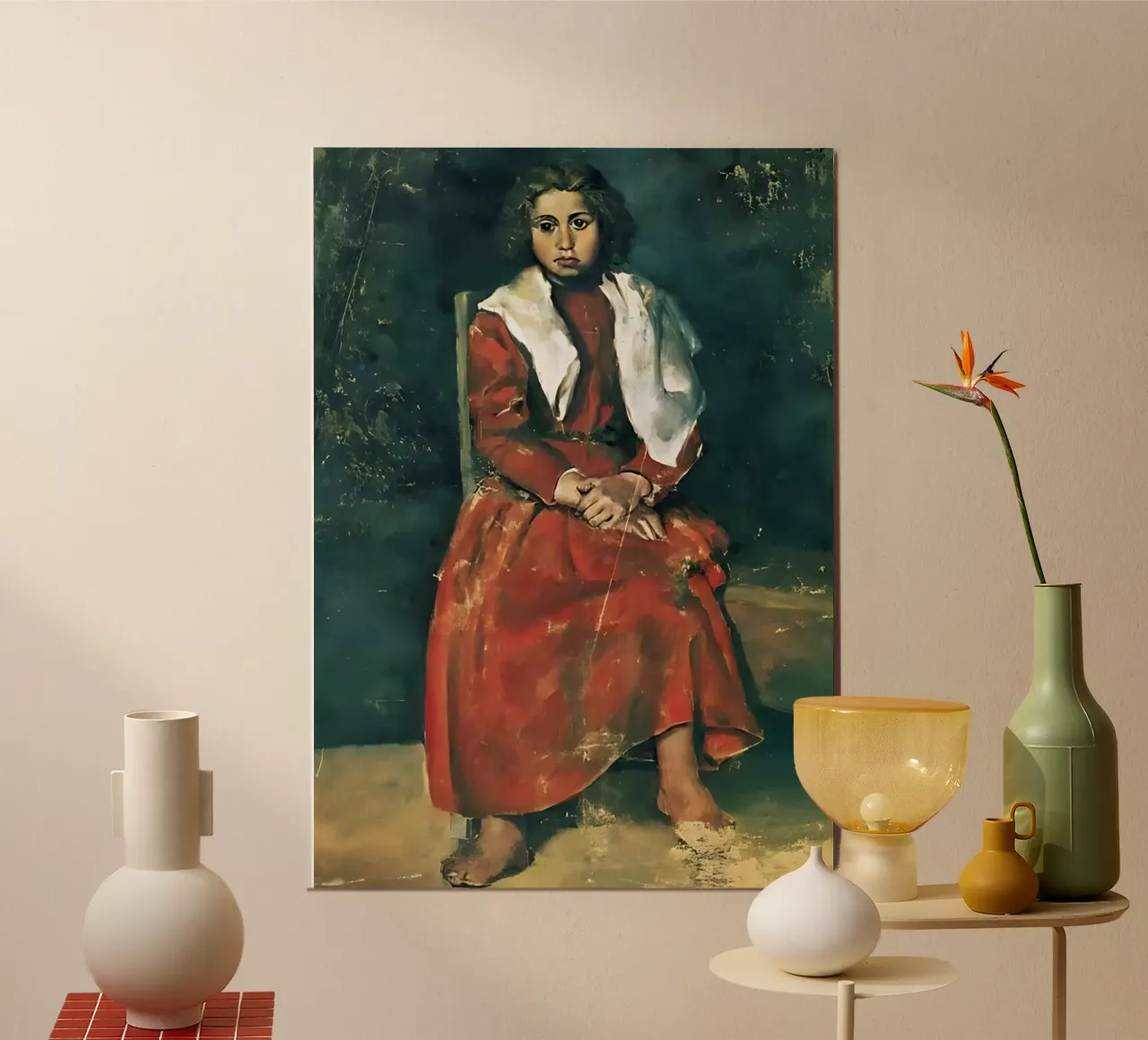 La ragazza scalza di Pablo Picasso alluminio dibond da tokovictory