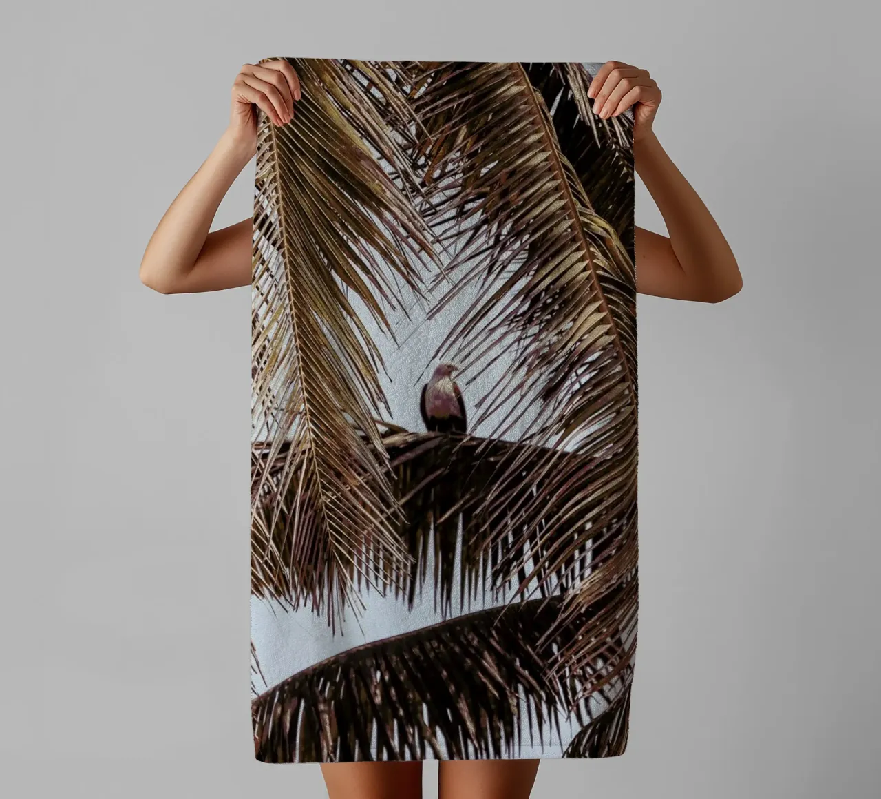 Eagle towel by Victoria Frost