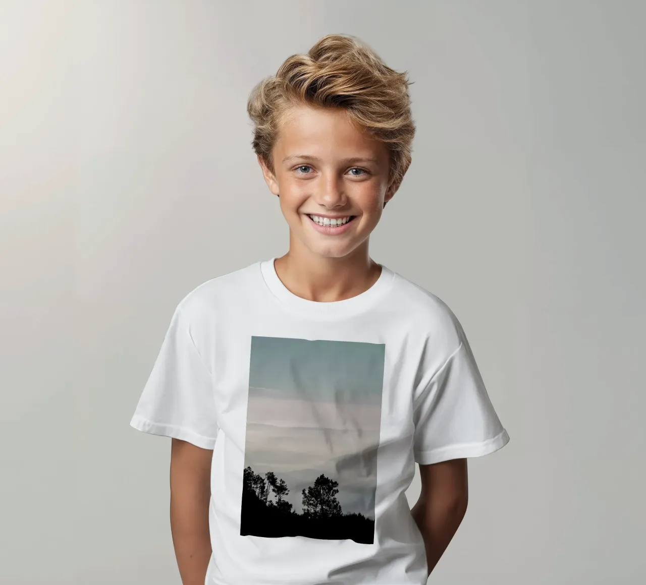 Mountain Range t-shirt bambini da Ingrid Beddoes