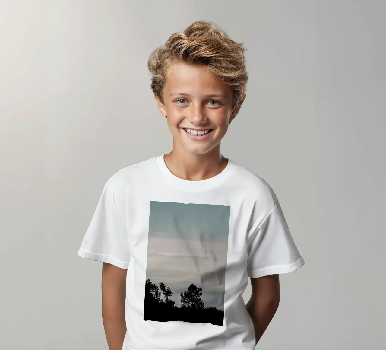 Mountain Range t-shirt bambini da Ingrid Beddoes