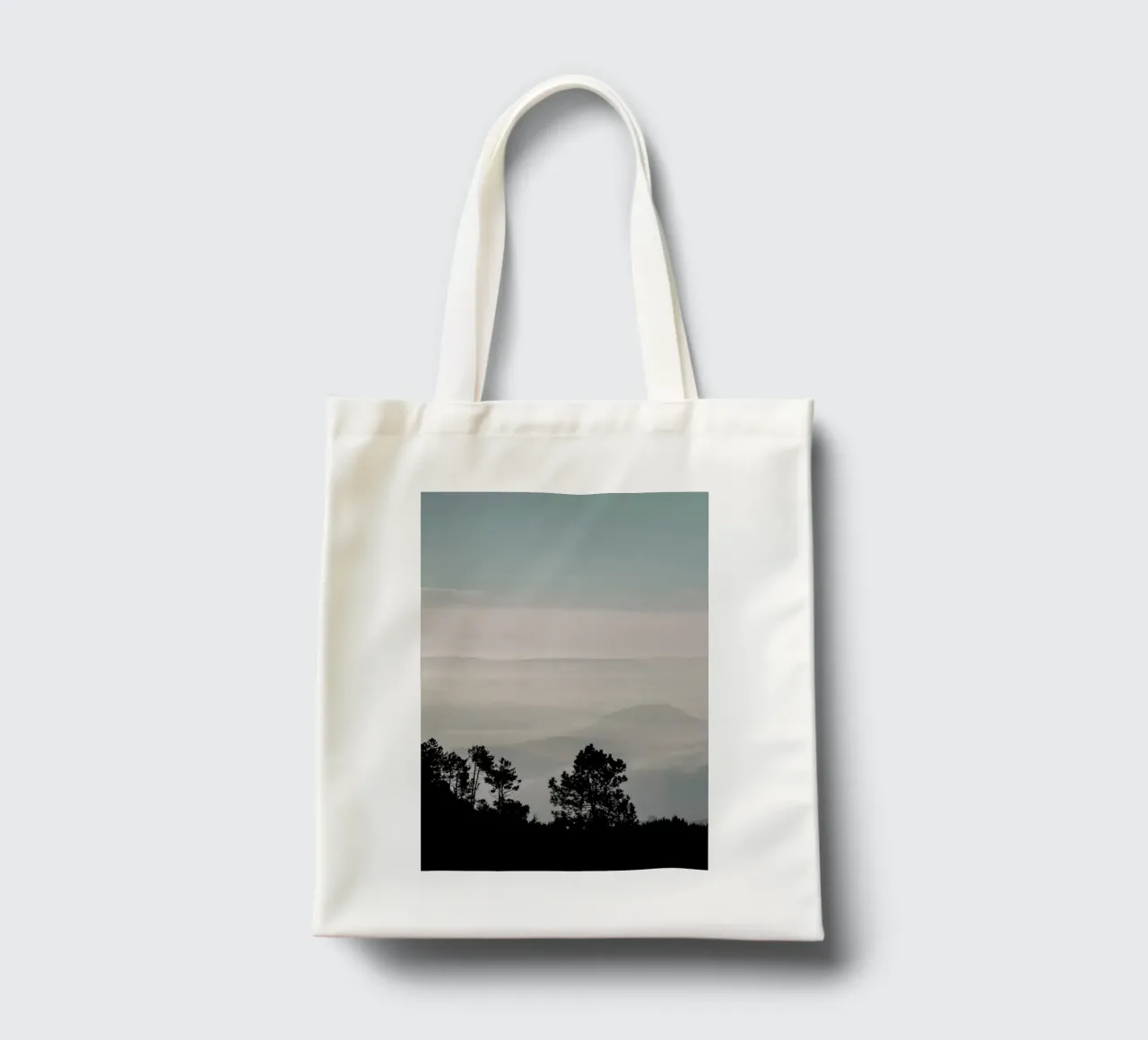 Mountain Range borsa in juta da Ingrid Beddoes