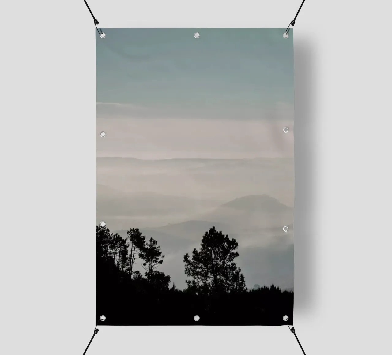 Mountain Range telo in pvc da Ingrid Beddoes