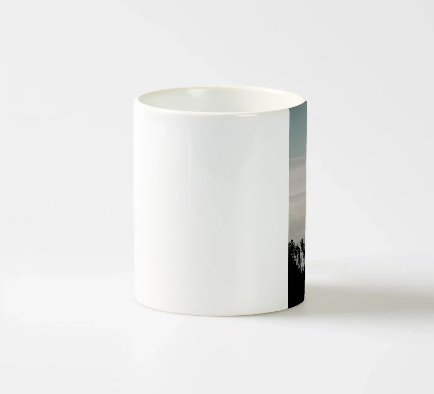 Mountain Range ceramic mug by Ingrid Beddoes