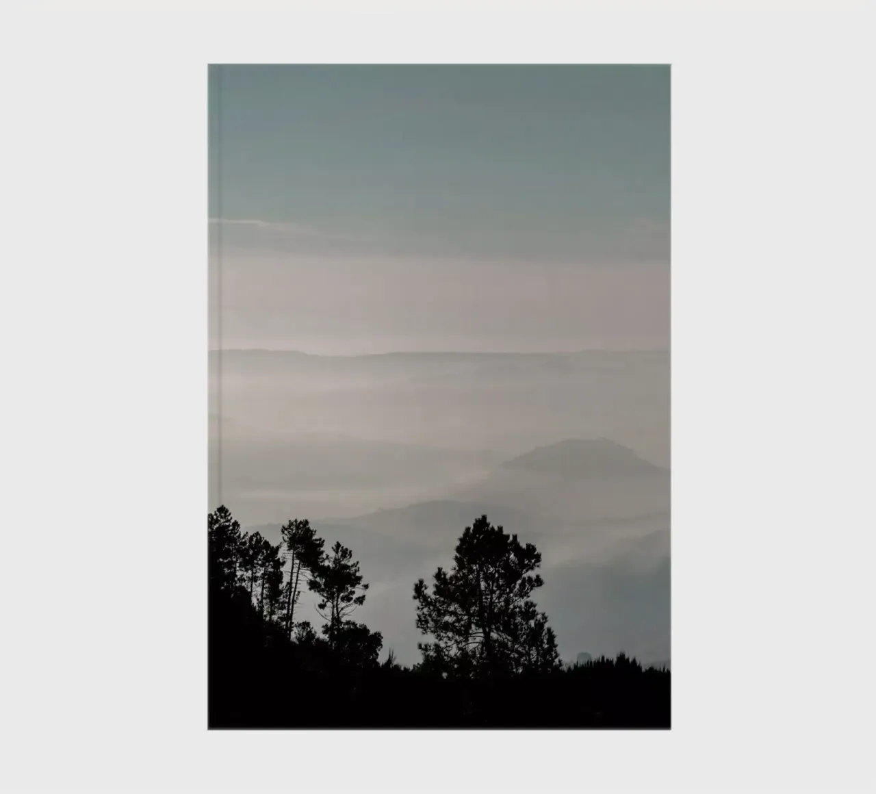 Mountain Range notebook by Ingrid Beddoes