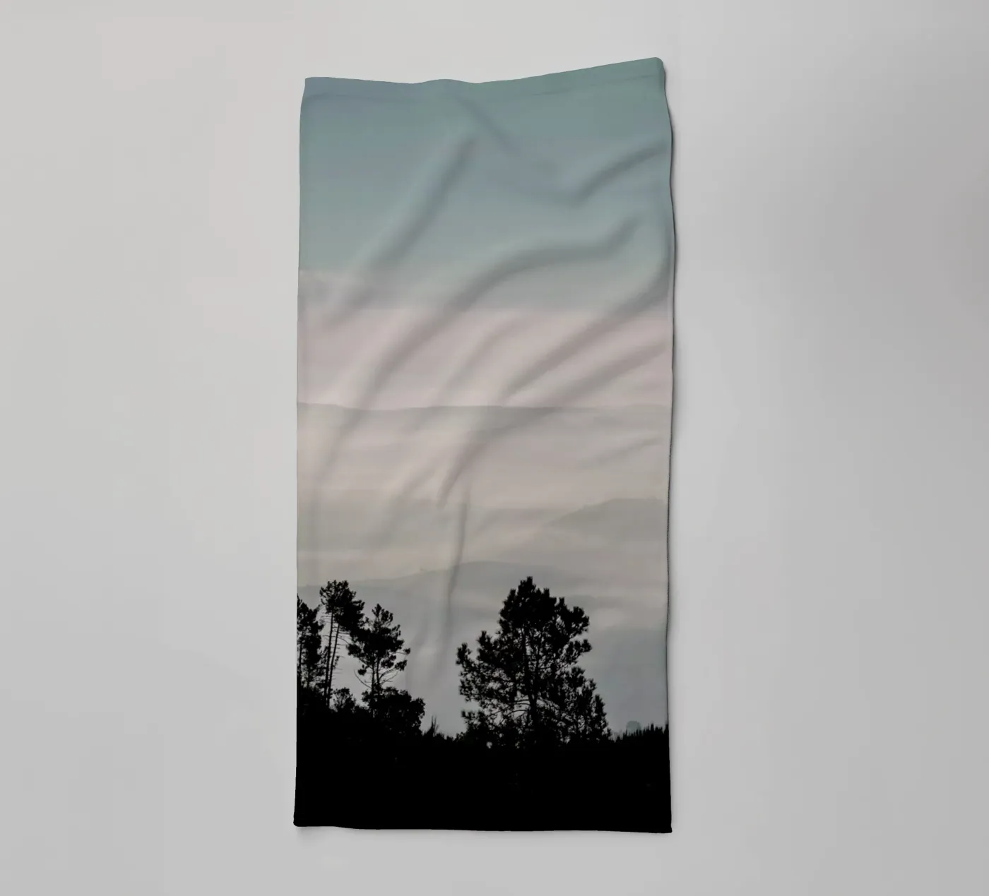 Mountain Range towel by Ingrid Beddoes