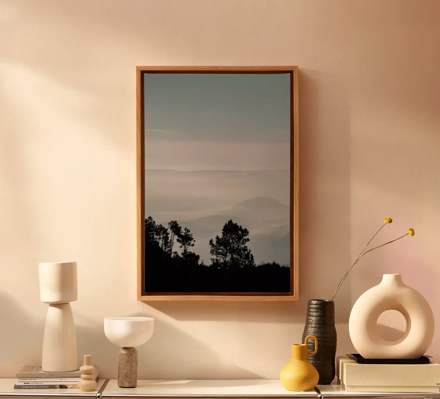 Mountain Range canvas van Ingrid Beddoes