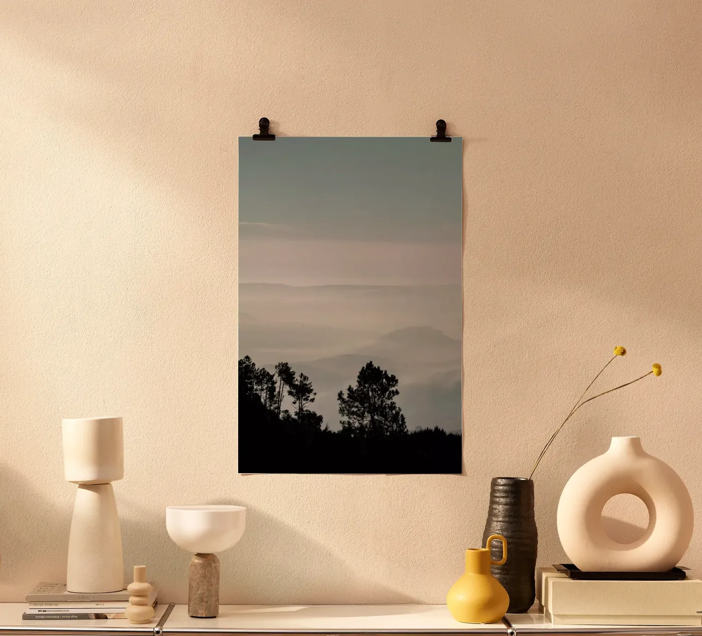 Mountain Range poster by Ingrid Beddoes