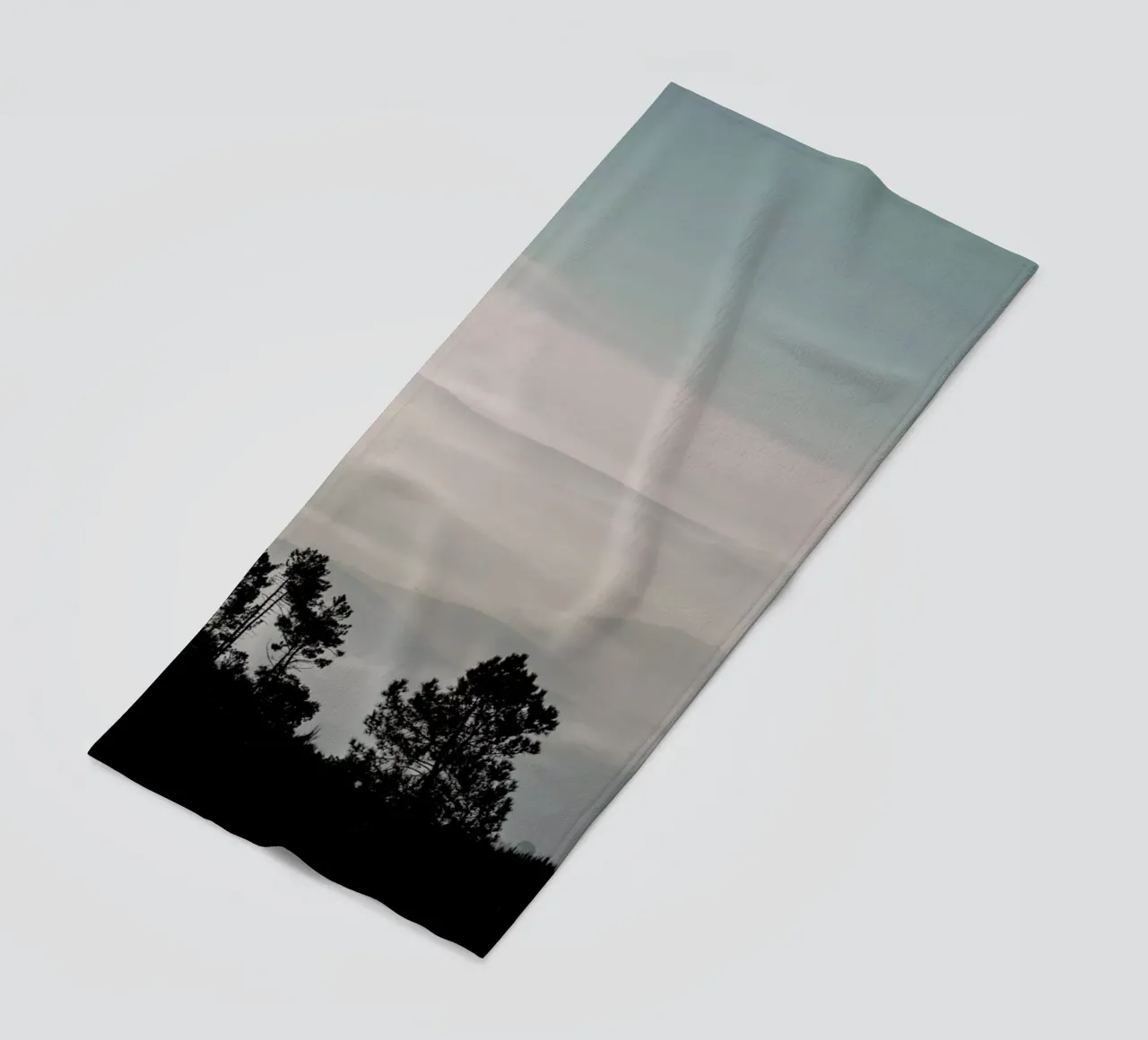 Mountain Range beach towel by Ingrid Beddoes